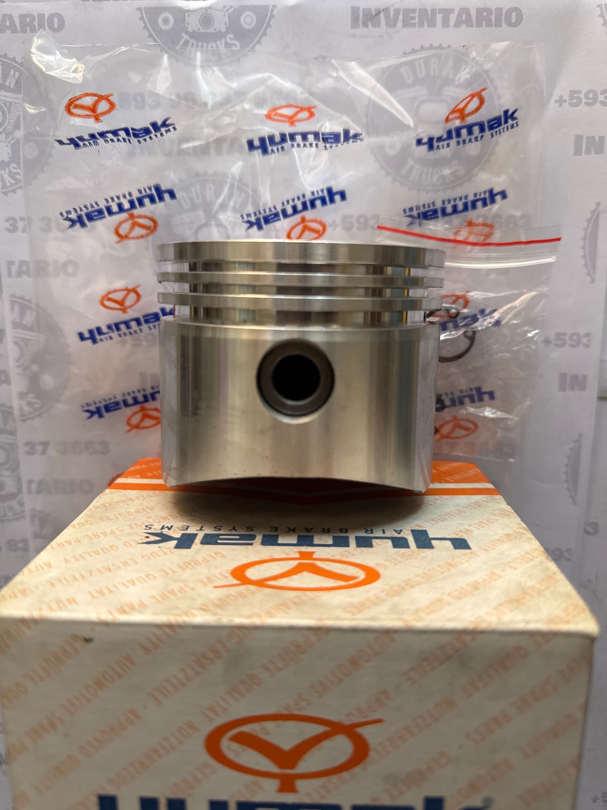 PISTON DE COMPRESOR STD 80mm PARA RINES 2.5x2.5x4 VW 8-150 / 9-150 / 13-170 / 17-250 / 24-250 MOTOR CUMMINS ISBE FORD CARGO 815 