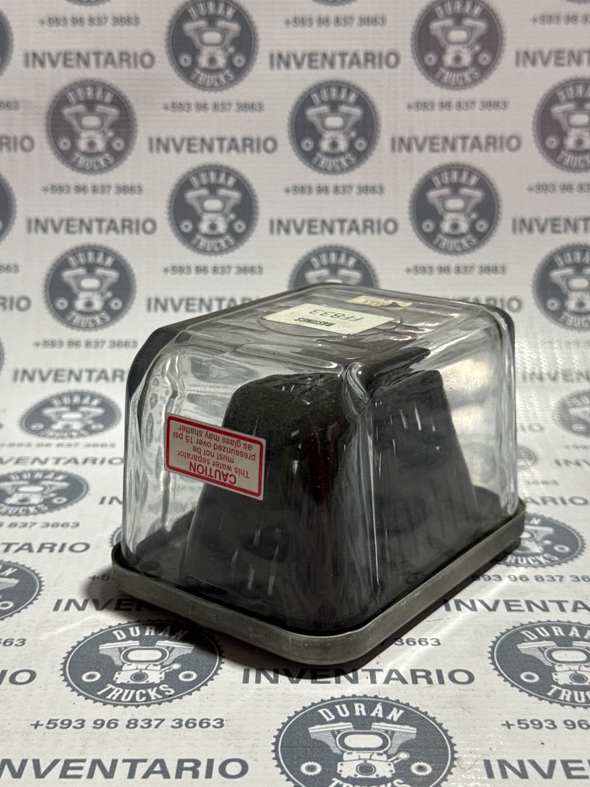 FILTRO DE COMBUSTIBLE CATERPILLAR JHON DEERE DE VIDRIO