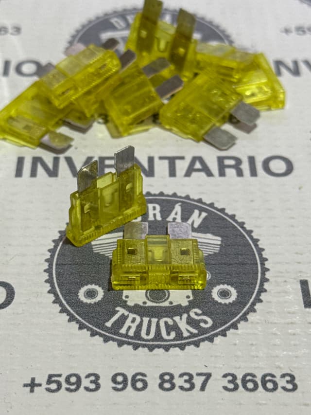 FUSIBLES 20 AMP COLOR AMARILLO