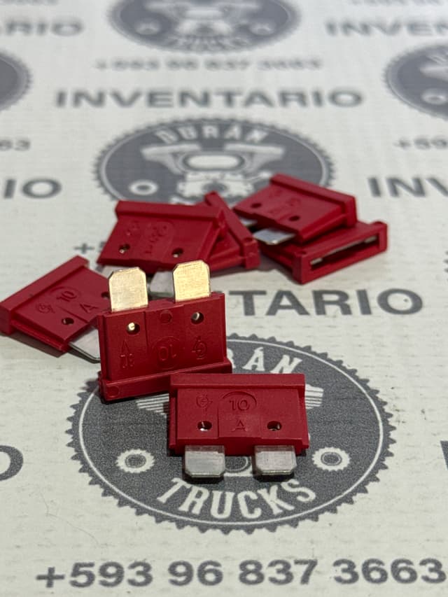 FUSIBLES 10 AMP COLOR ROJO