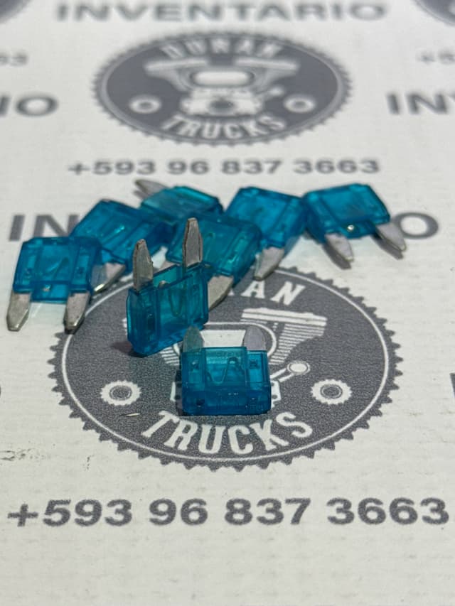 MINI FUSIBLES 15 AMP COLOR AZUL