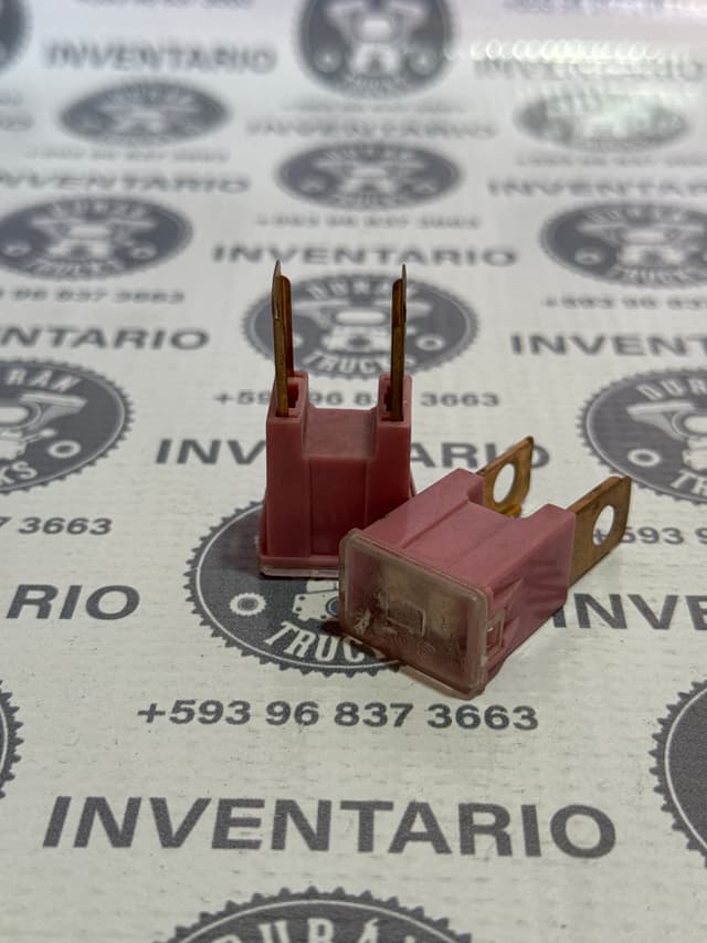 FUSIBLE GRANDE TERMICO DE 30AMP COLOR ROSADO