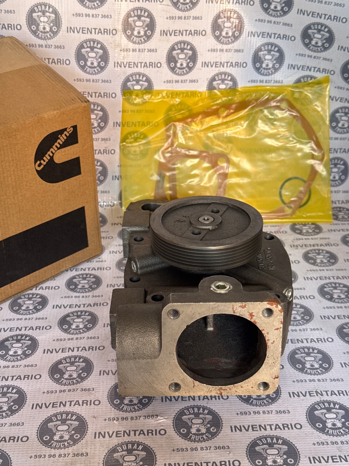 BOMBA DE AGUA CUMMINS TIPO MALETA BIG CAM I II III