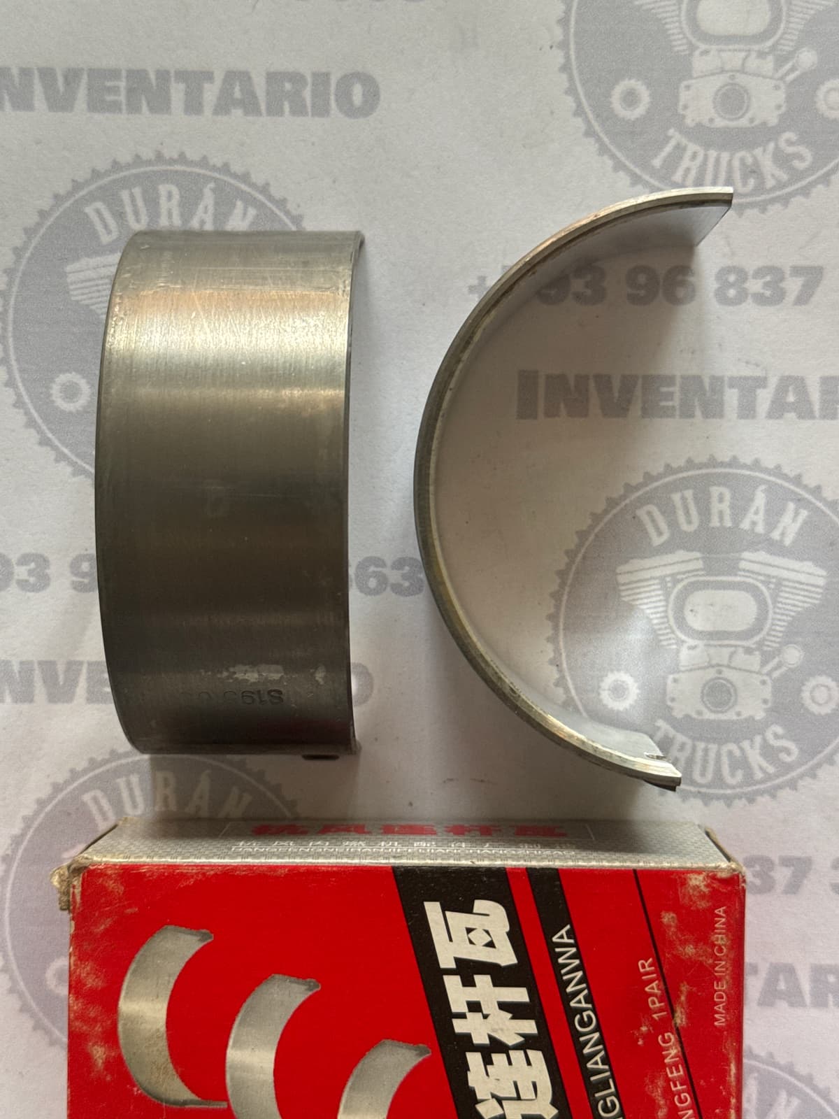 PAR CHAPAS DE BIELA MOTOR CHINO MODELO S195