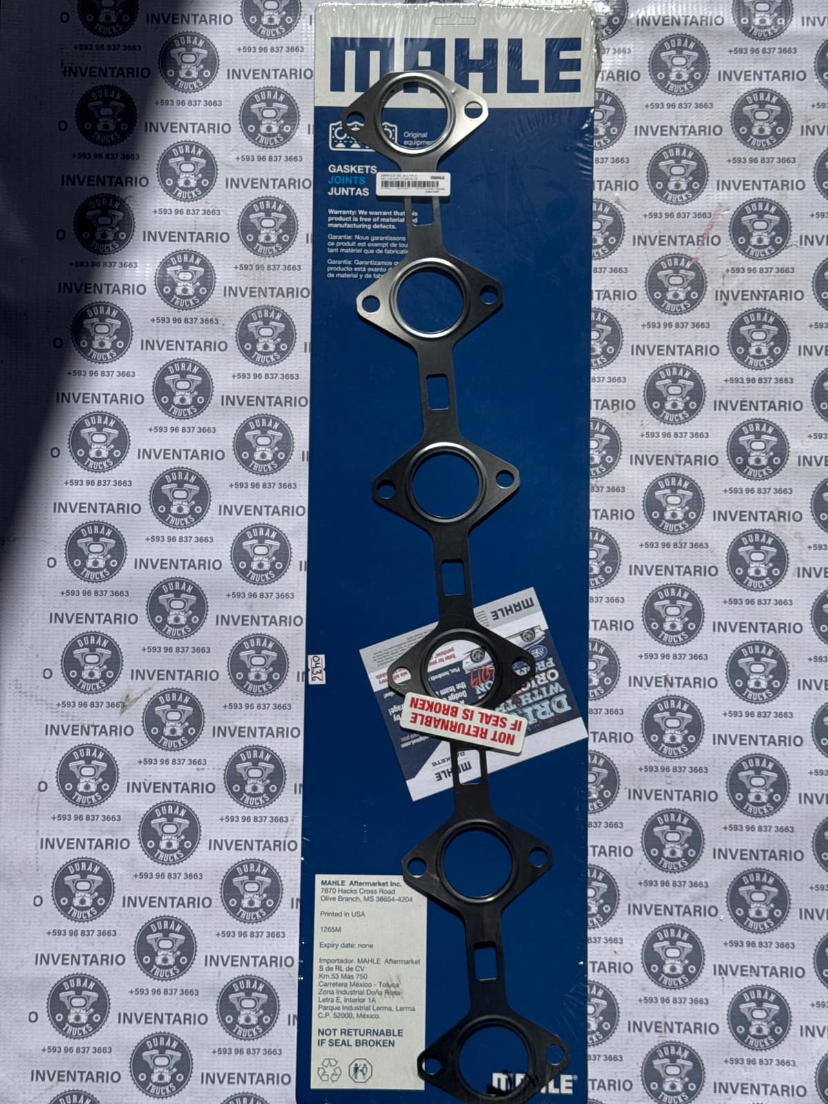 EMPAQUE DEL MULTIPLE DEL ESCAPE INTERNATIONAL DT466 AÑO 93-2015