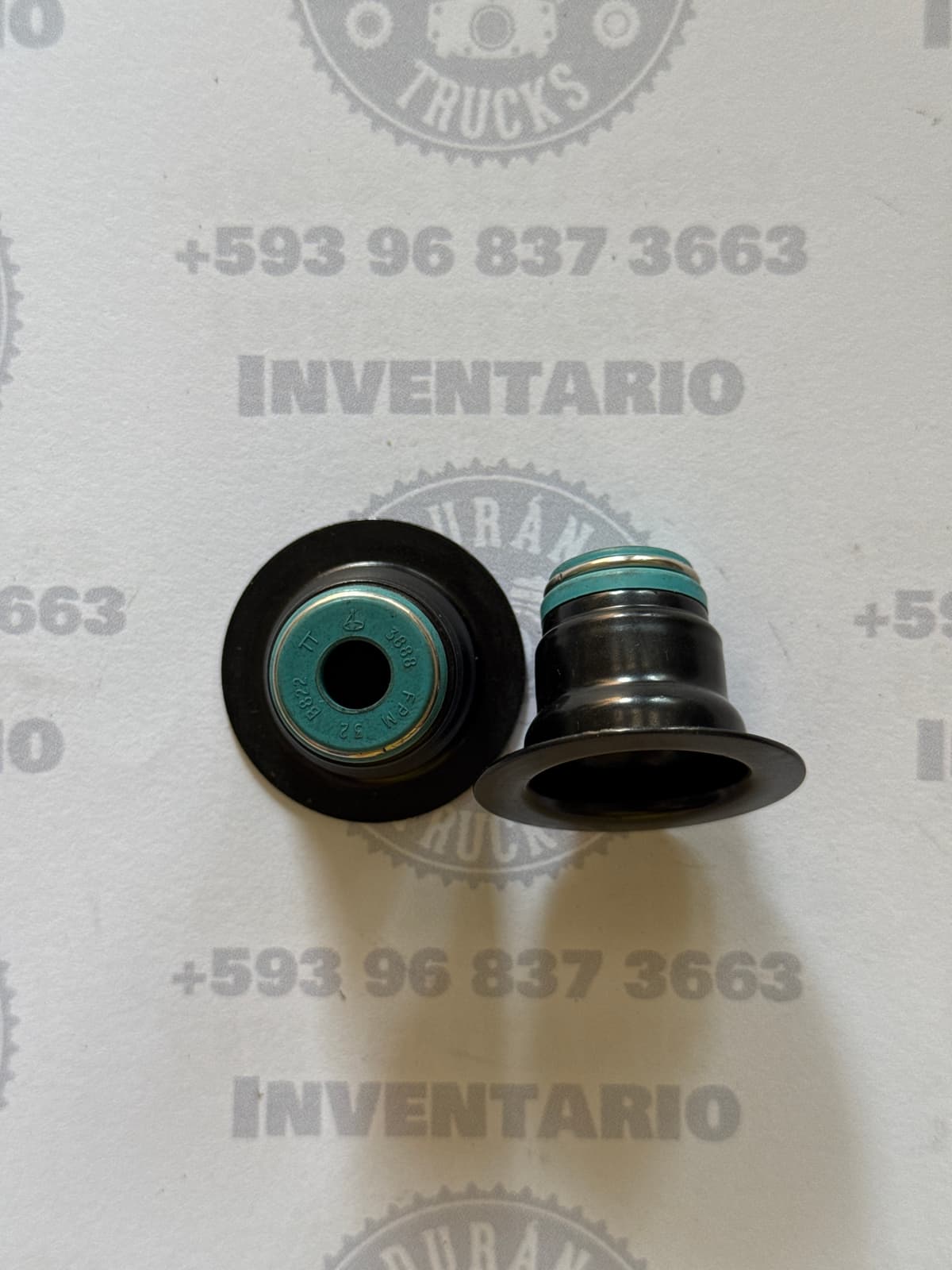 SELLOS DE VALVULA CUMMINS 4BT/6BT TIPO GORRO ROJO AZUL GRUEZO BAJO 24mm