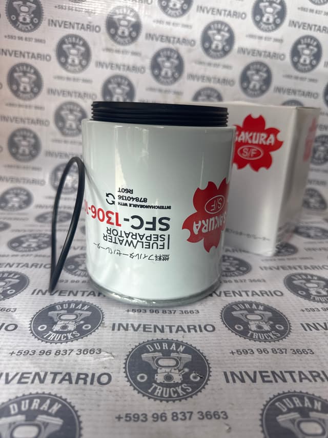 FILTRO DE COMBUSTIBLE CON SEPARADOR DE AGUAR INTERNACIONAL FORD HINO KENWORTH CON VISOR ROSCA 1" X 14