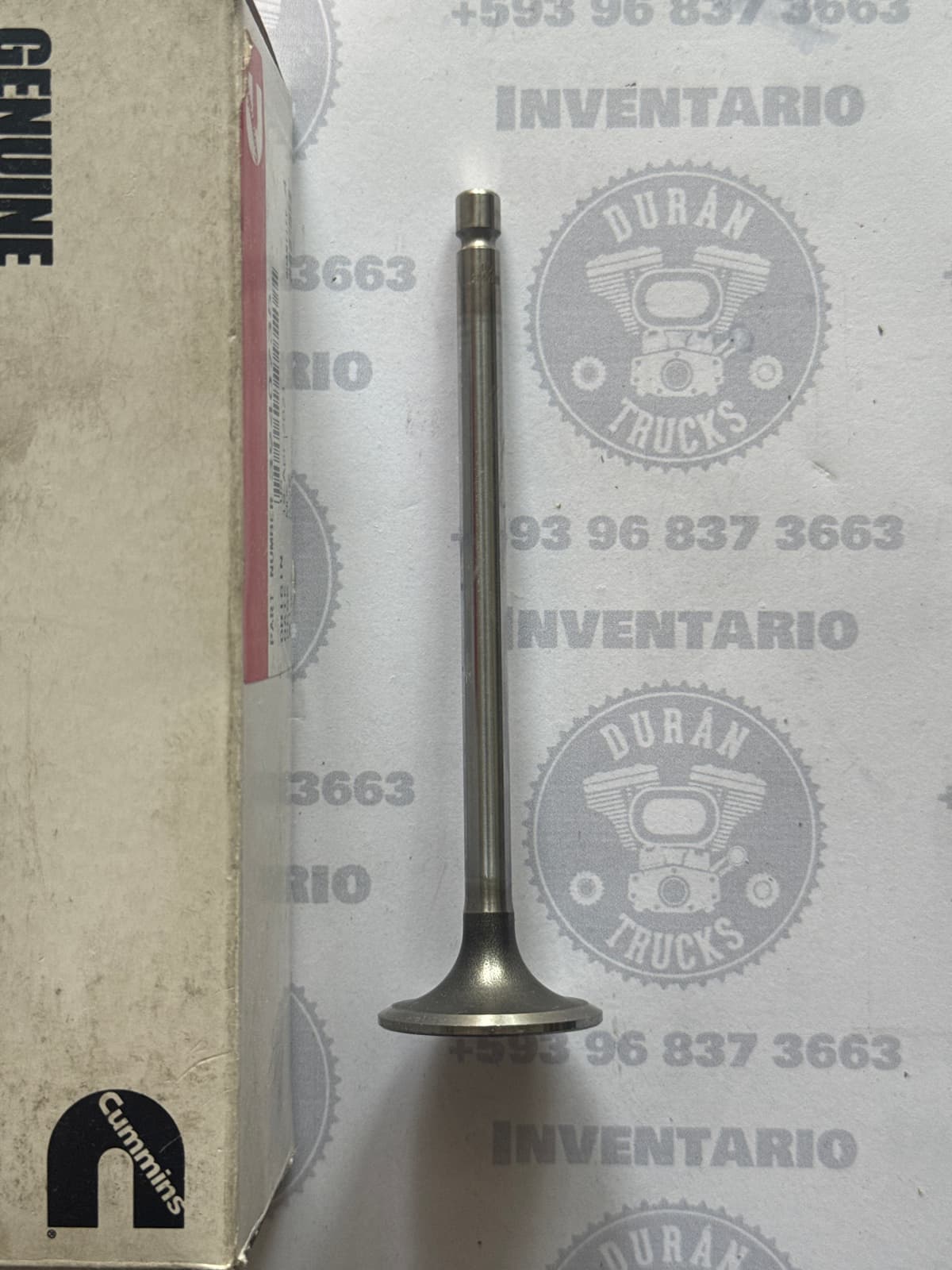 VALVULAS DE ADMISION CUMMINS ISB QSB CASE NEW HOLLAND IVECO