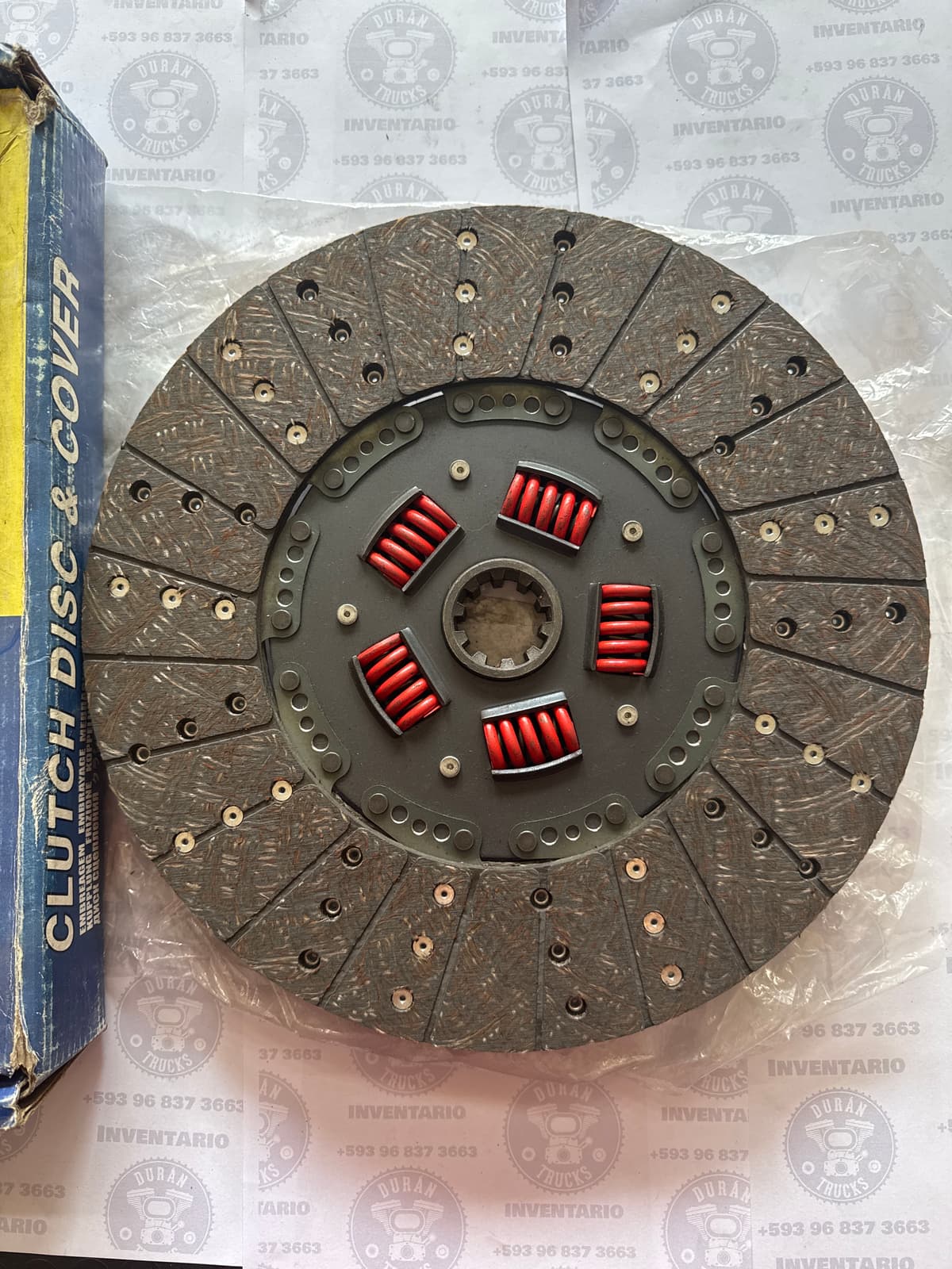 DISCO DE EMBRAGUE FORD CARGO 815 13" 10 DIENTES *38MM 