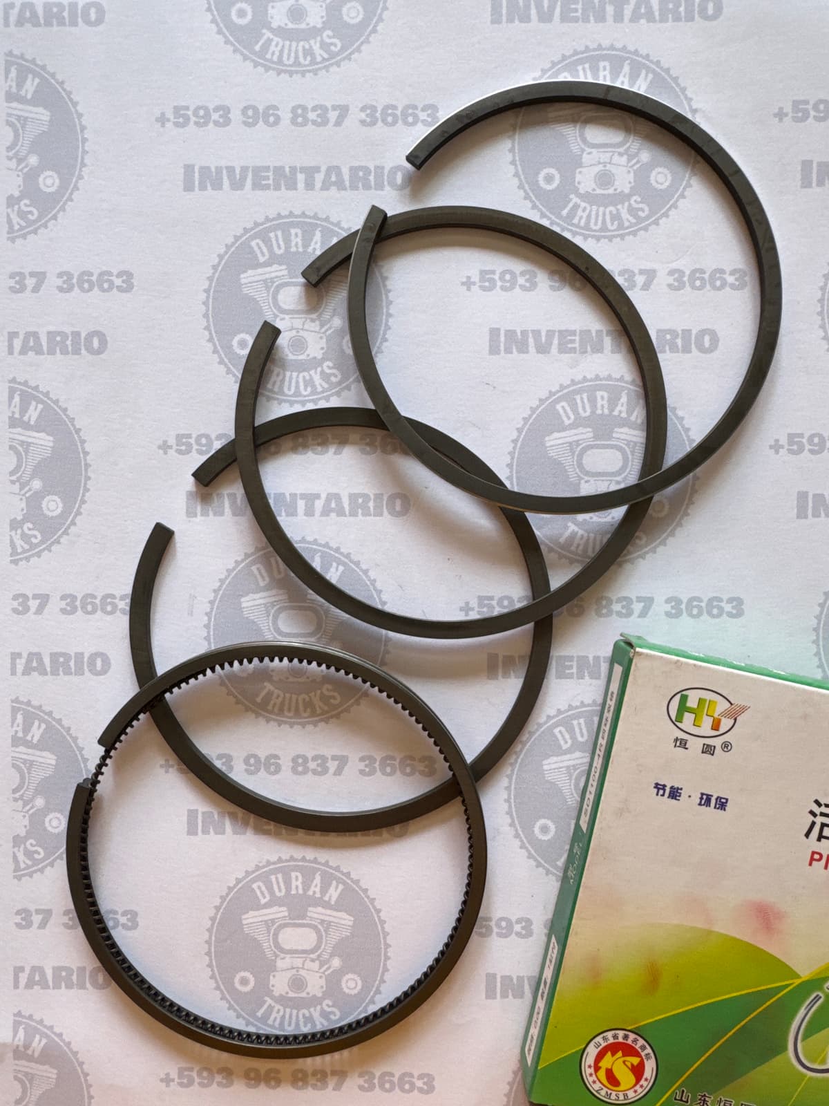 KIT DE RINES MOTOR CHINO 20HP
