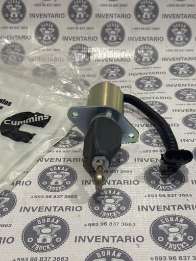 VALVULA SELENOIDE DE APAGADO DE MOTOR 4BT 6BT 24V - foto 2