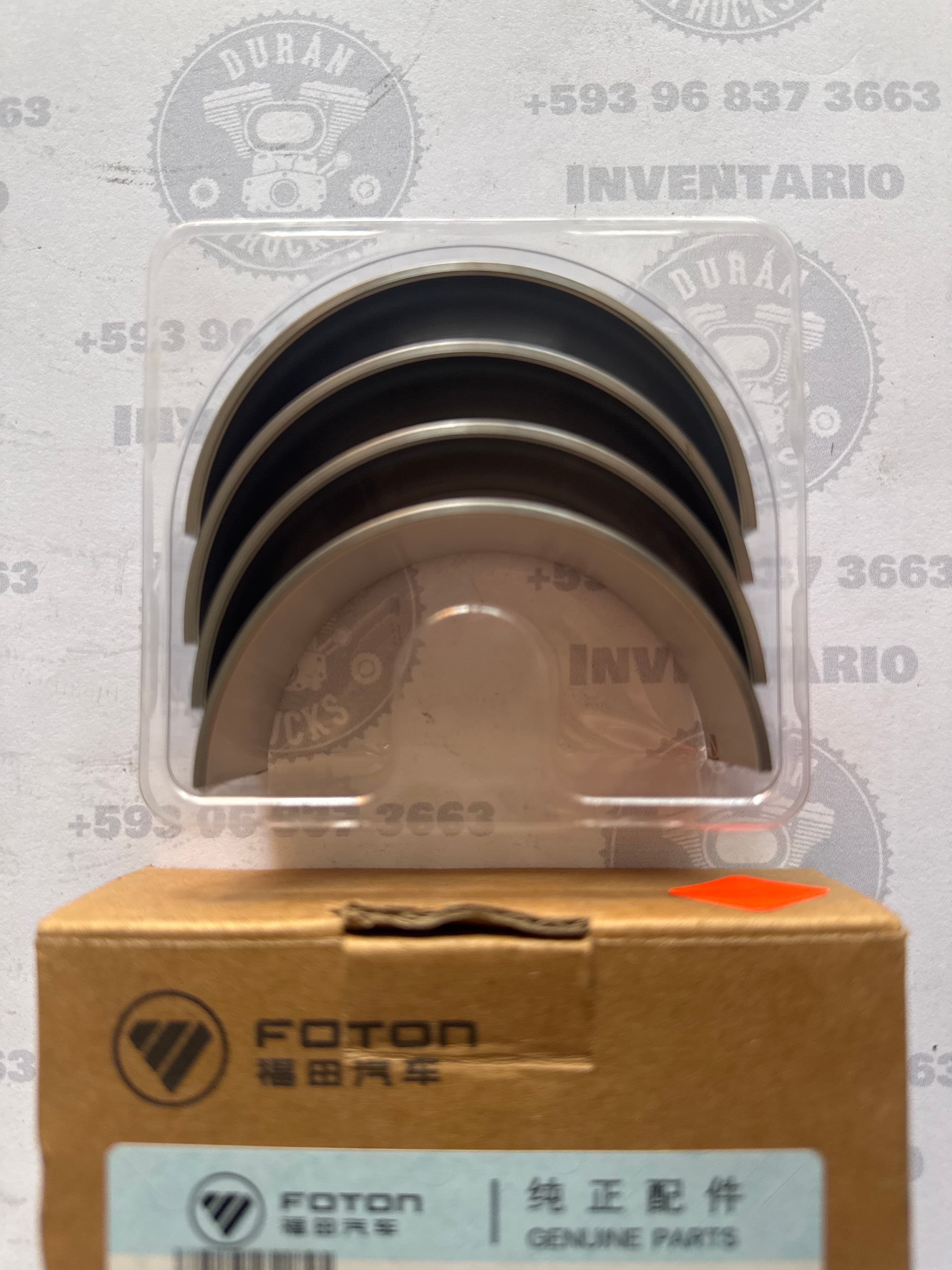 CHAPAS DE BIELA STD CUMMINS ISF 3.8 SUPERIOR