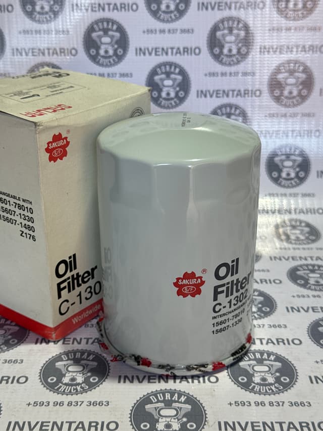 FILTRO DE ACEITE HINO FB FC MITSUBISHI  TOYOTA HIUNDAY HD72, TERRACAN, KIA PREGIO 2002
