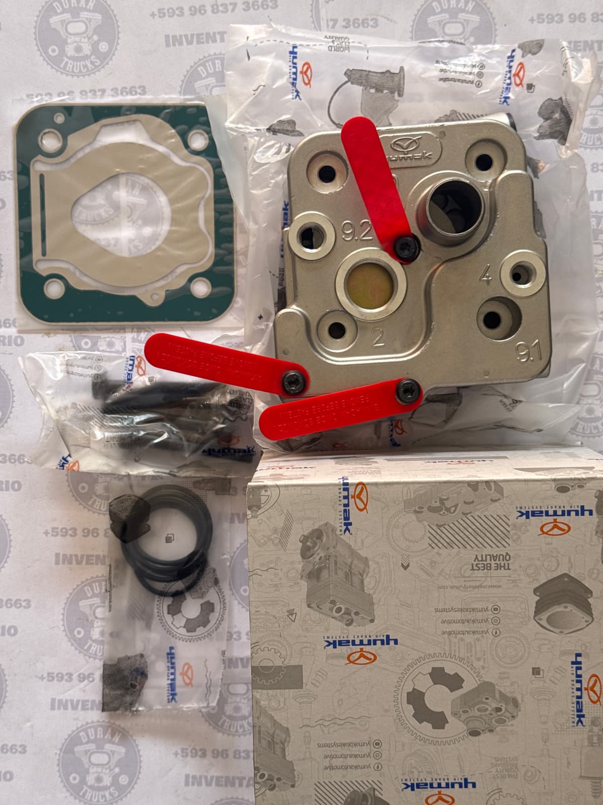 CABEZOTE DE COMPRESOR FREIGHTLINER M2-106 MOTOR MERCEDES OM900 