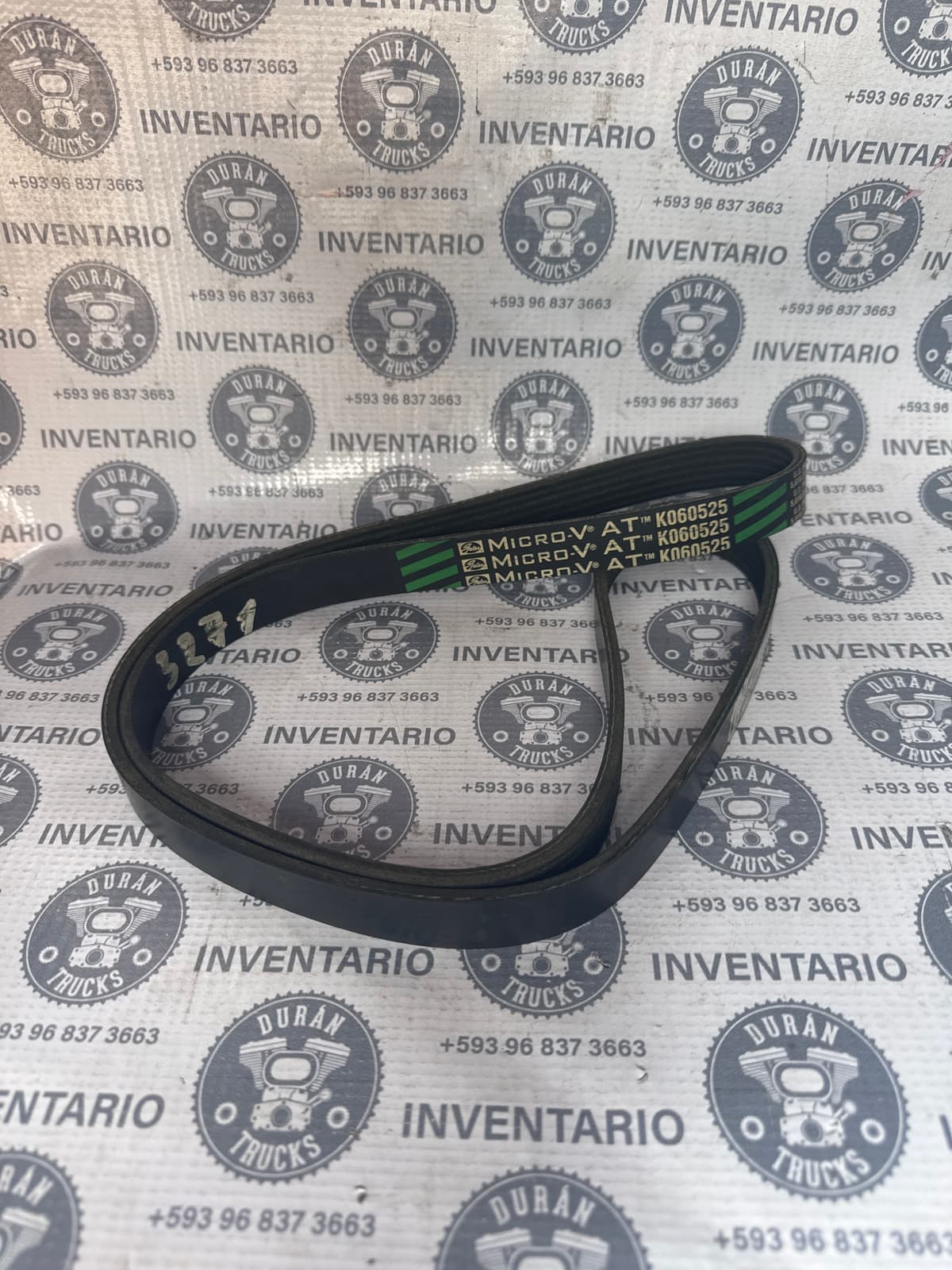 BANDA DE 6 CANALES ALTERNADOR MOTOR CUMMINS ISX KENWORTH