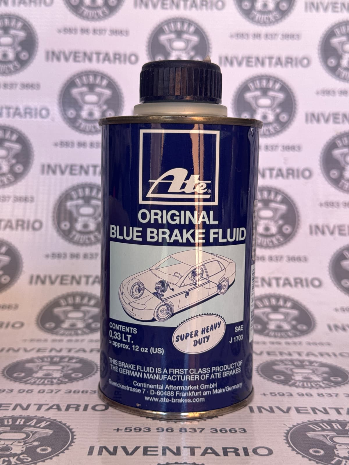 LIQUIDO DE FRENO COLOR AZUL 12oz