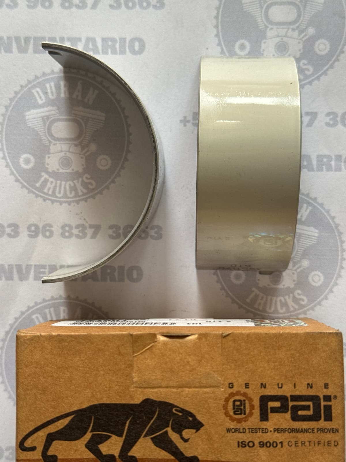 PAR CHAPAS DE BIELA STD MOTOR CUMMINS 4BT 6BT ISB CUÑAS QUE NO SE JUNTAN