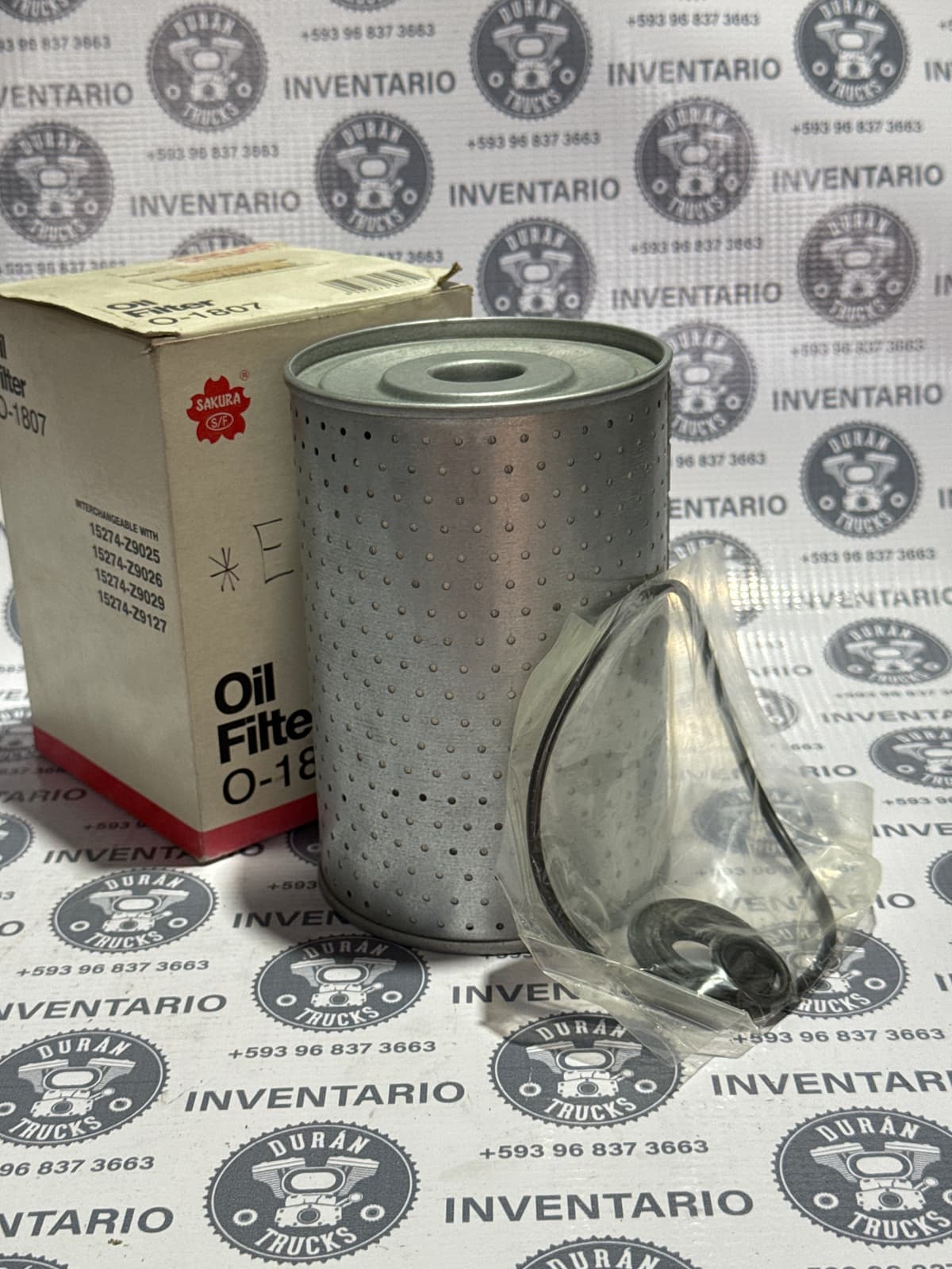 FILTRO DE ACEITE NISSAN FD6 FD6T ED6 