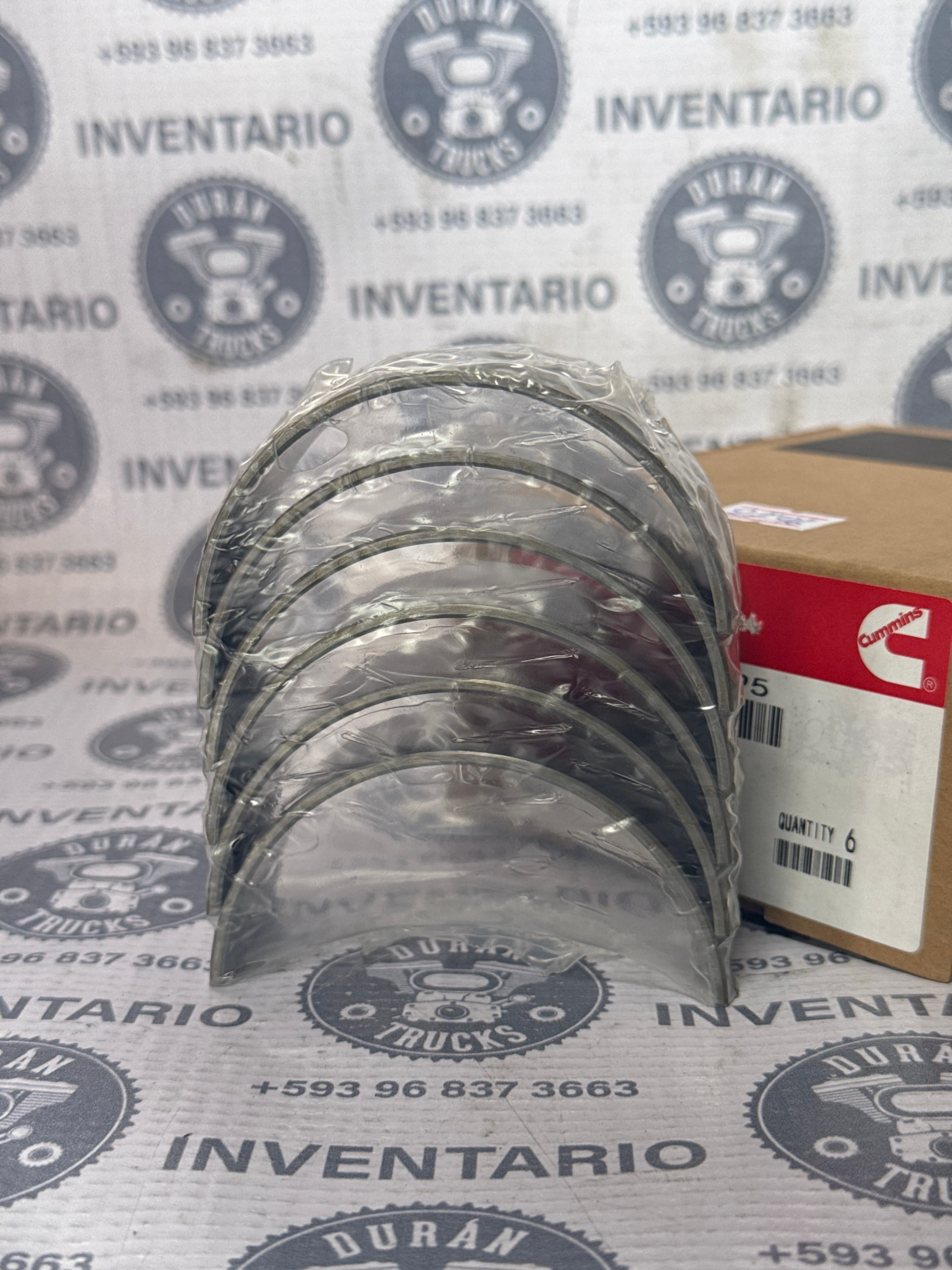 CHAPAS DE BIELA AL 0.10 MOTOR CUMMINS 4BT 6BT