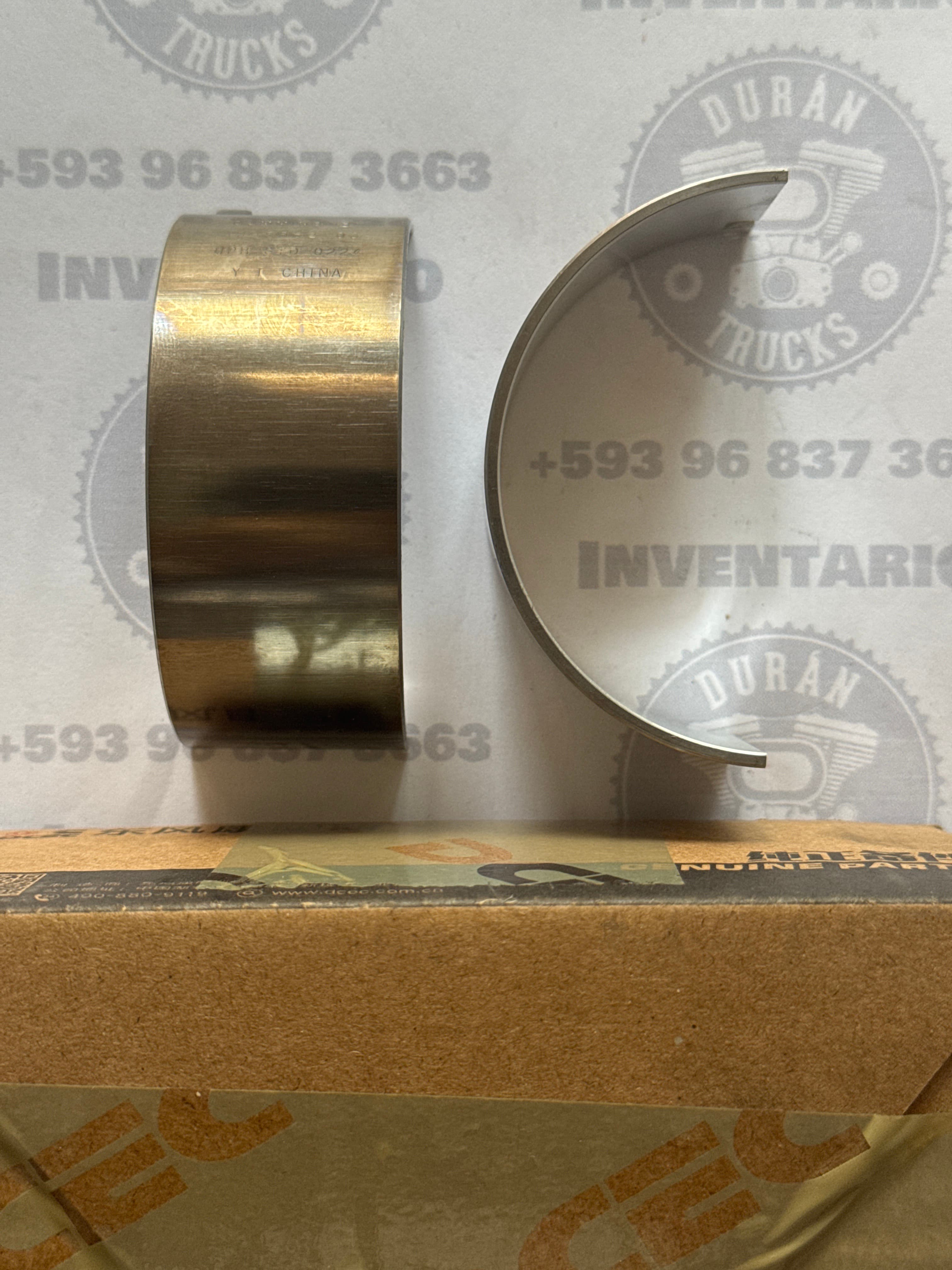 CHAPAS DE BIELA SUPERIOR STD CUMMINS 4BT - 6BT