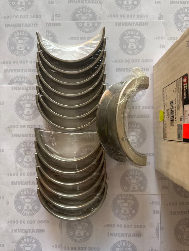 KIT DE CHAPAS DE BANCADA STD CUMMINS 6CT / ISC / ISL