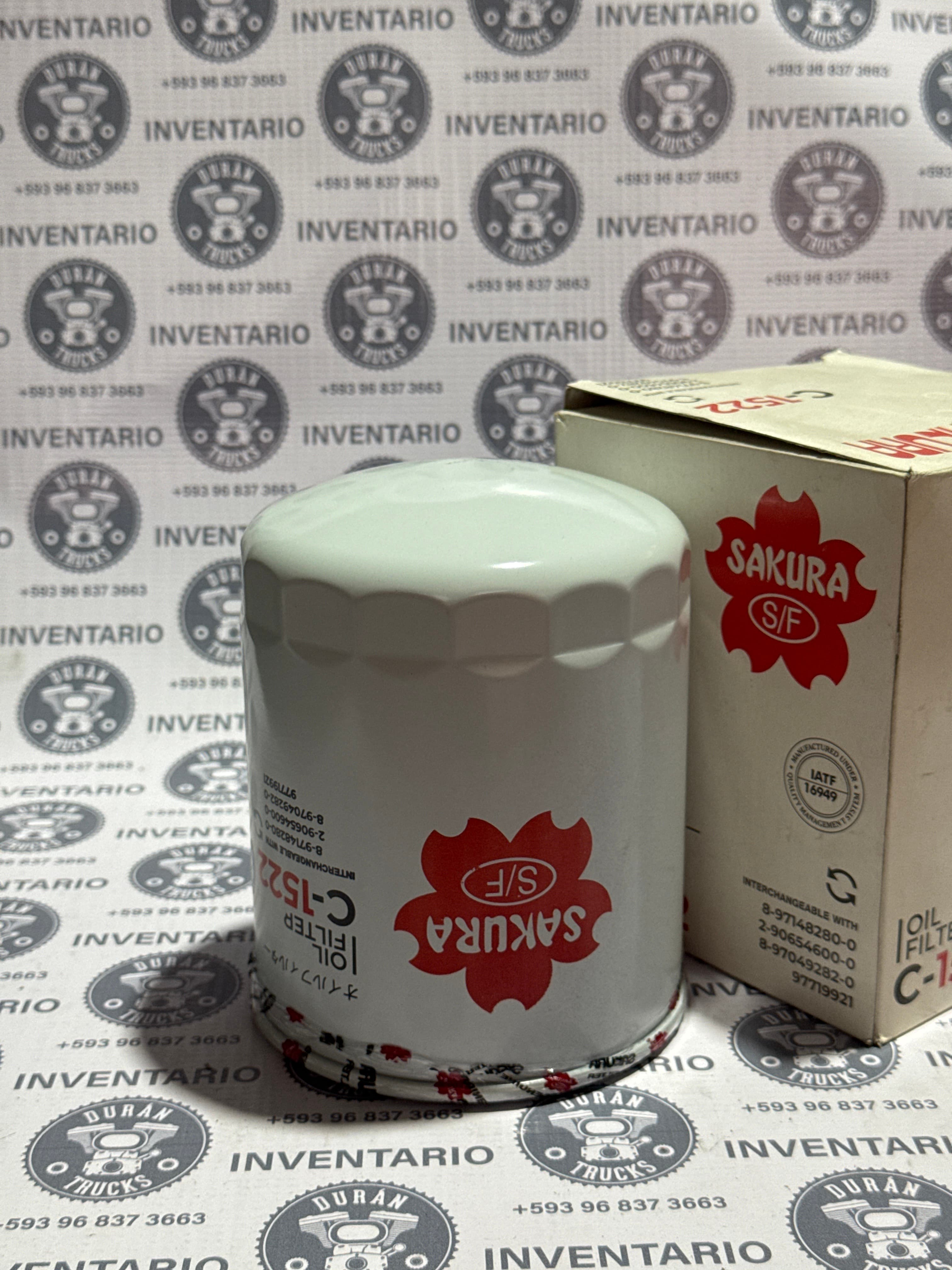 FILTRO DE ACEITE ISUZU NPR NKR
