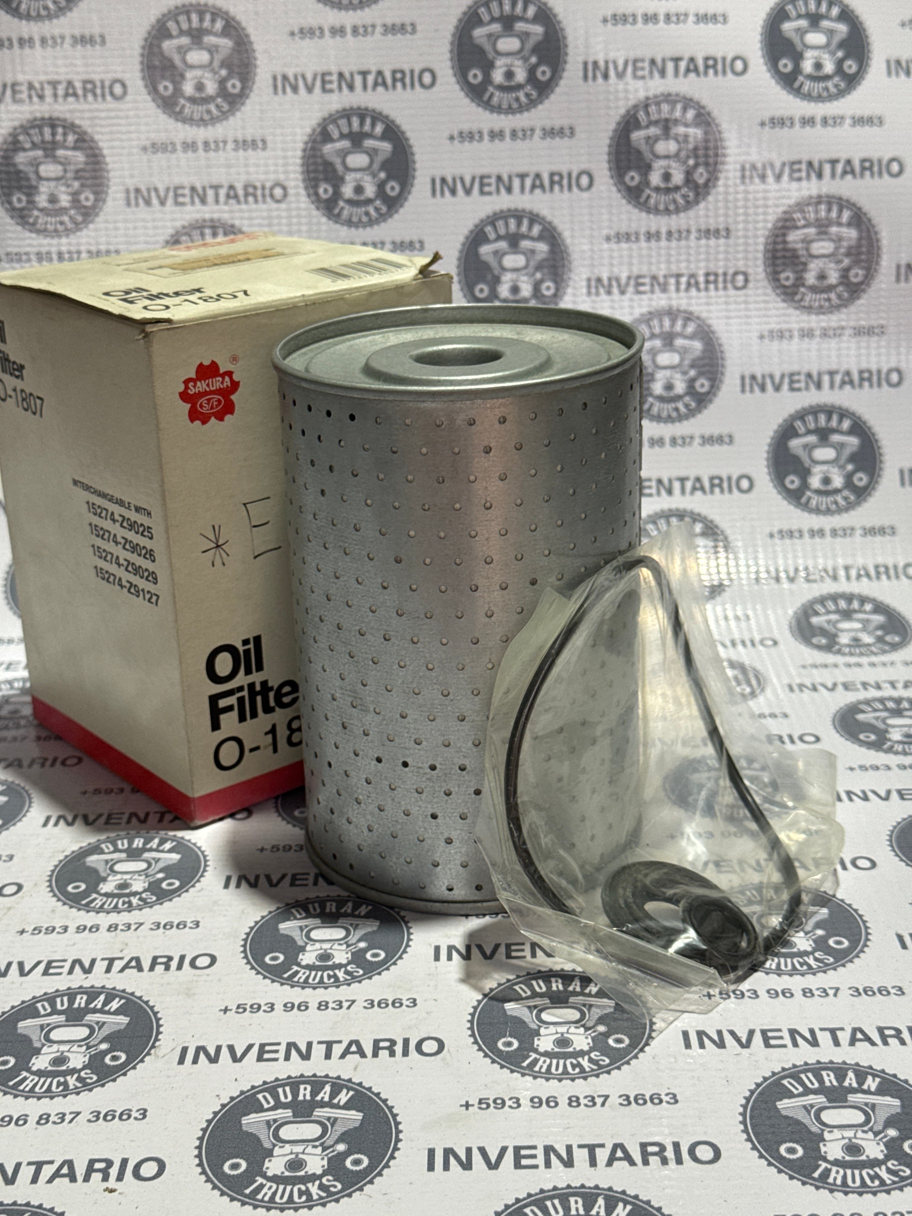 FILTRO DE ACEITE NISSAN FD6 FD6T ED6