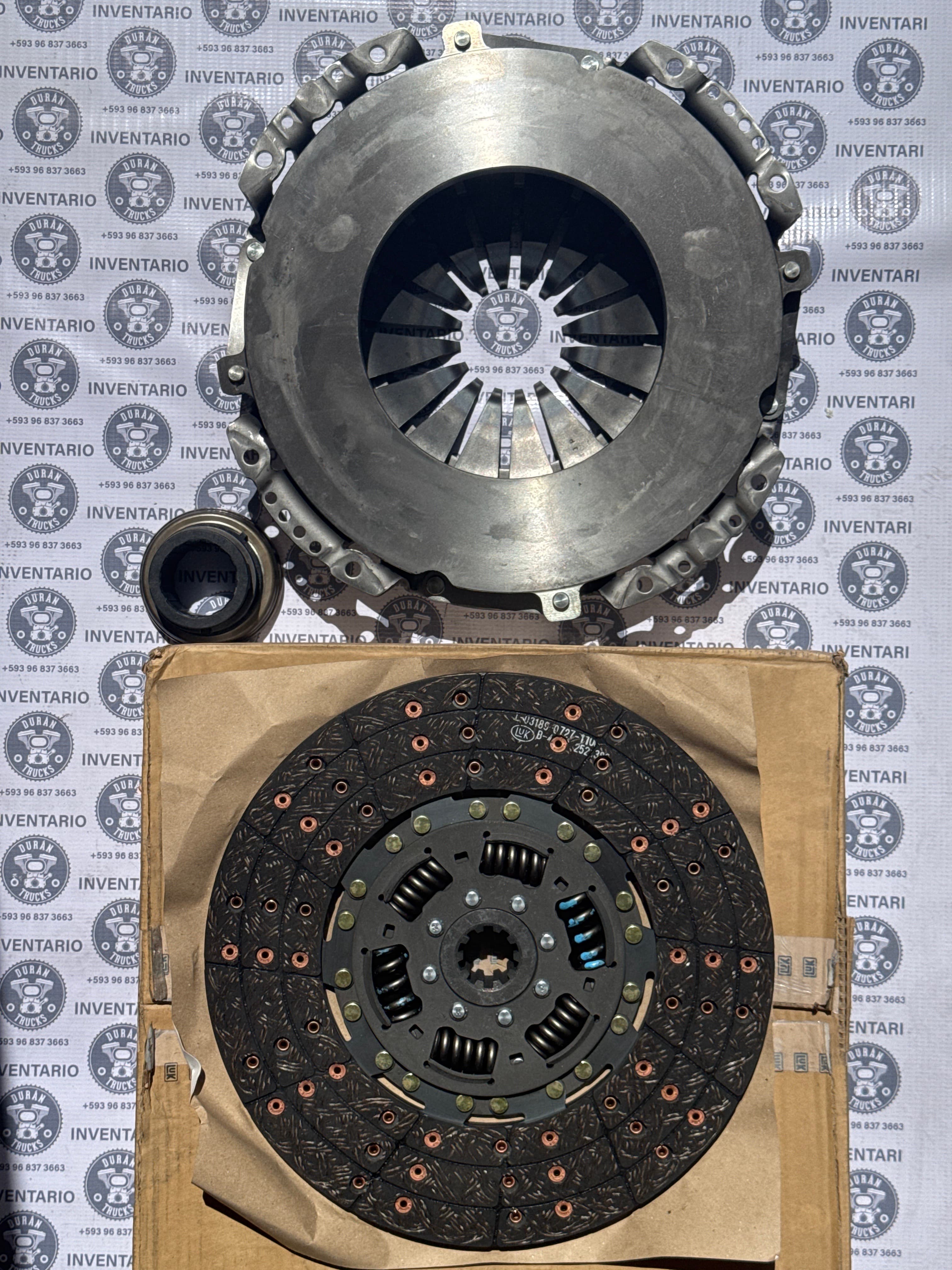 EMBRAGUE ARMADO 330mm FORD CARGO 815 VW 9-150 13-150 motor cummins 3.9 y mwm 4.1
