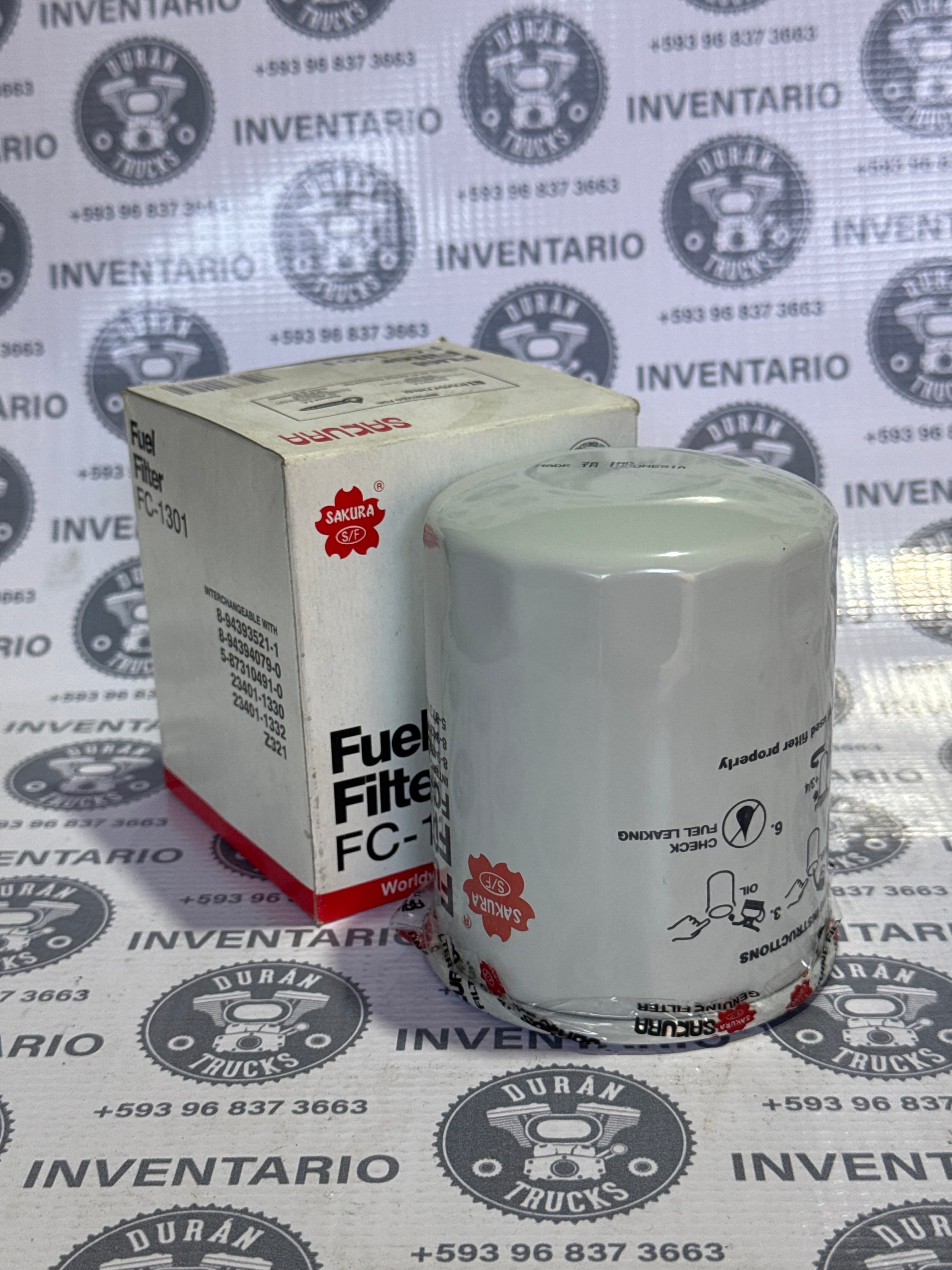 FILTRO DE COMBUSTIBLE HINO FC GD GH FF FD ISUZU NPR