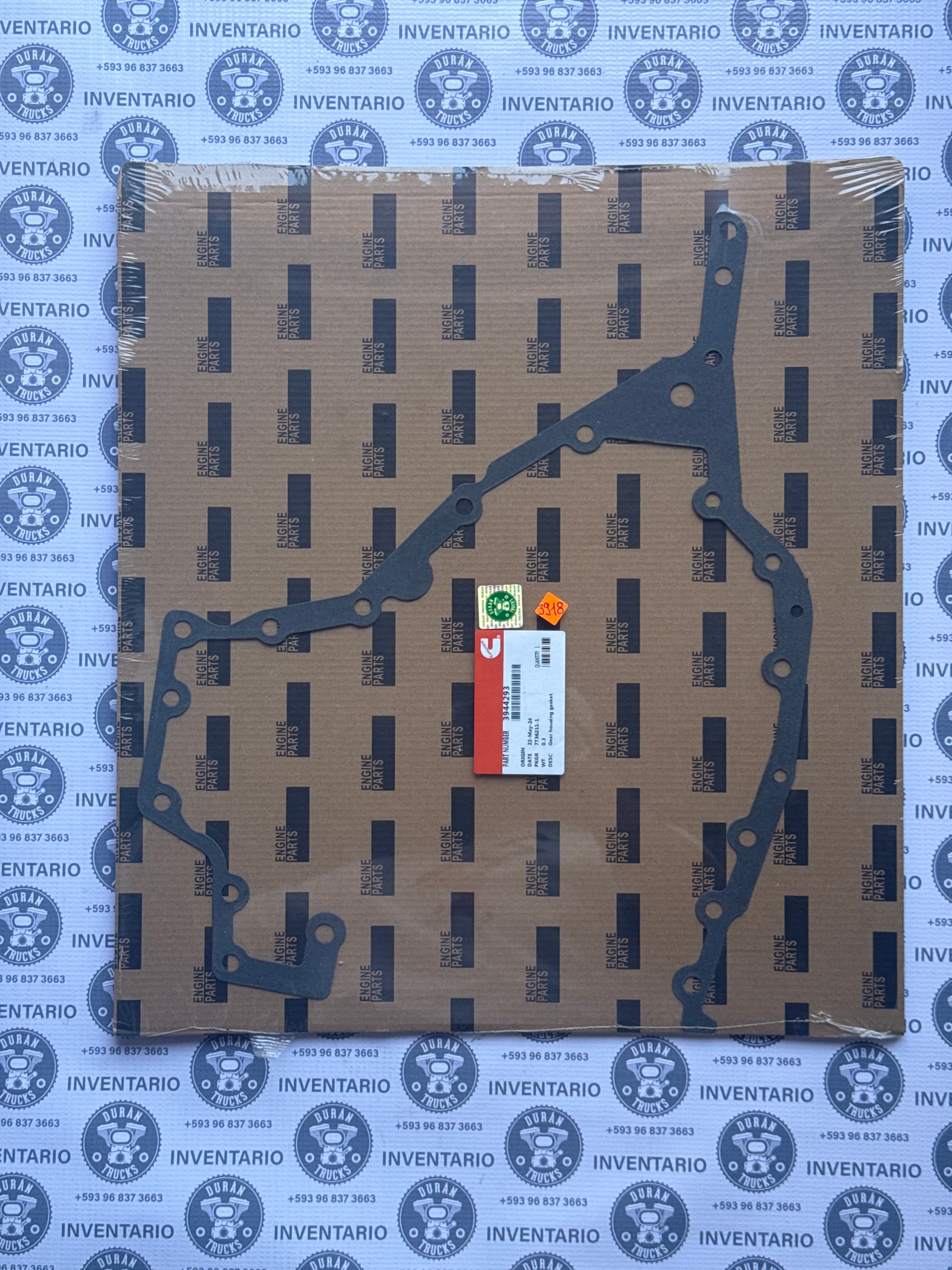 EMPAQUE DE CORAZA DE LA DISTRIBUCION CUMMINS ISC ISL