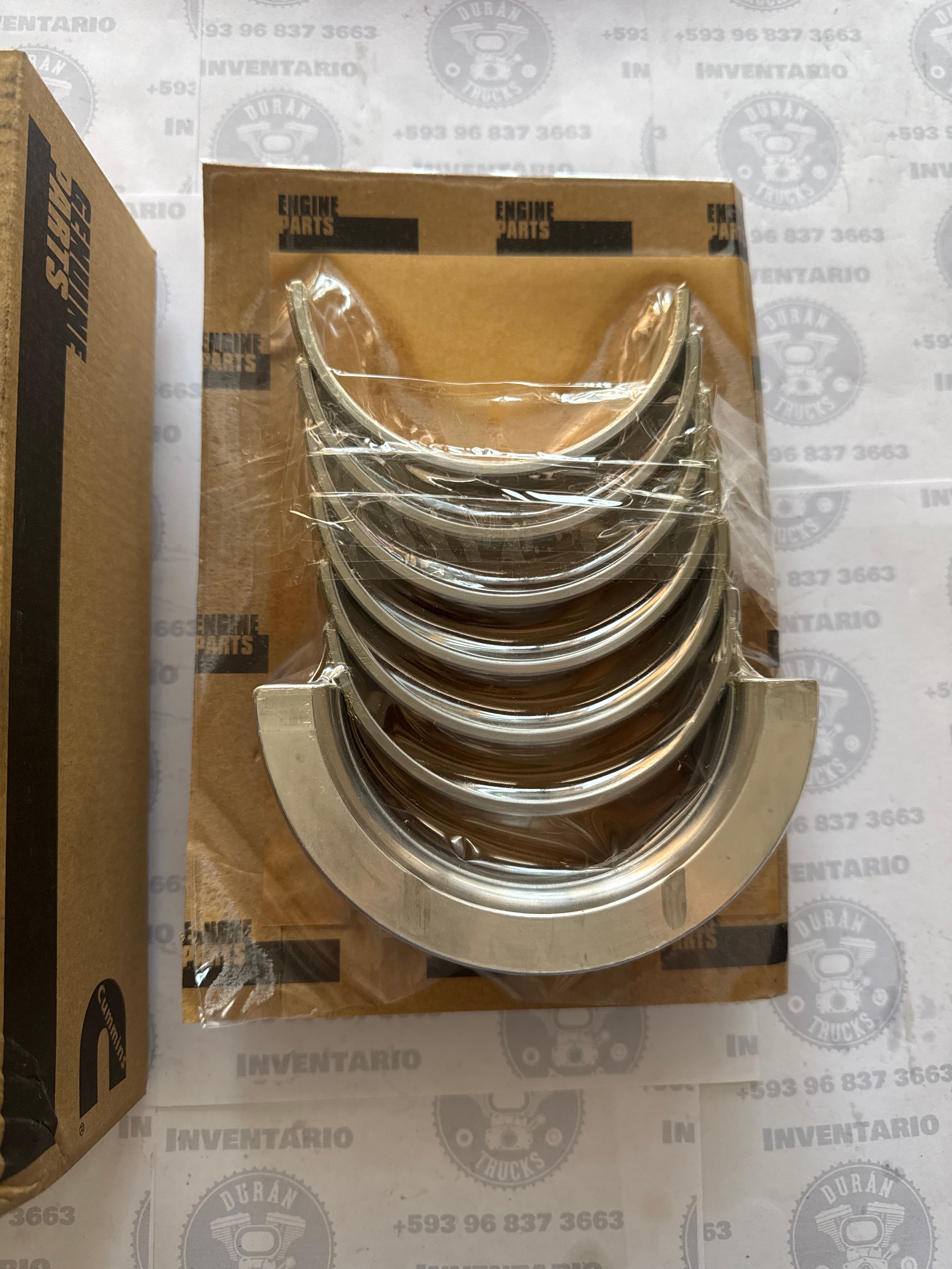 CHAPAS DE BANCADA AL 0.10 MOTOR CUMMINS 6CT
