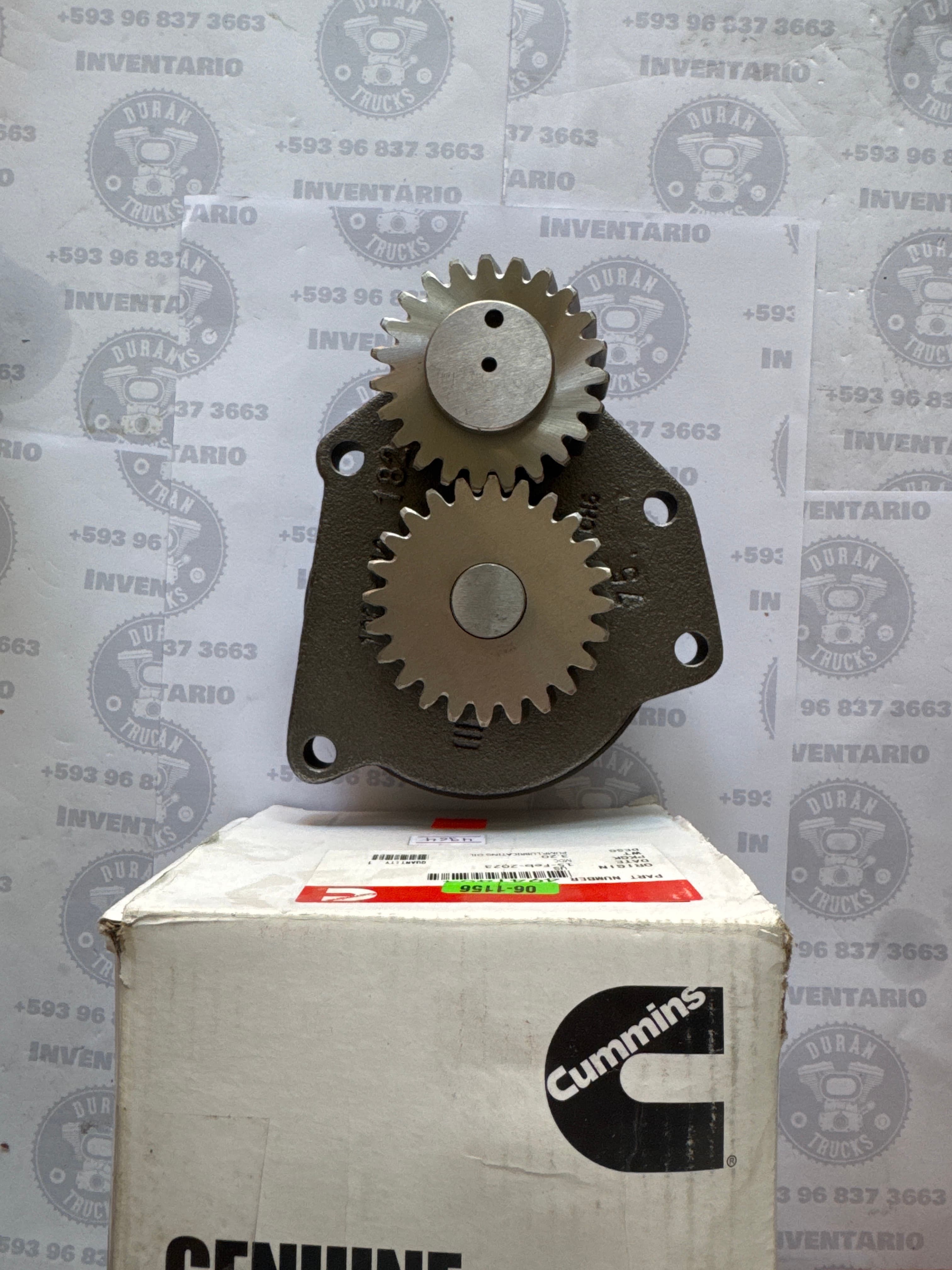 BOMBA DE ACEITE ISC KENWORTH T370 / ISL 23/24 DIENTES