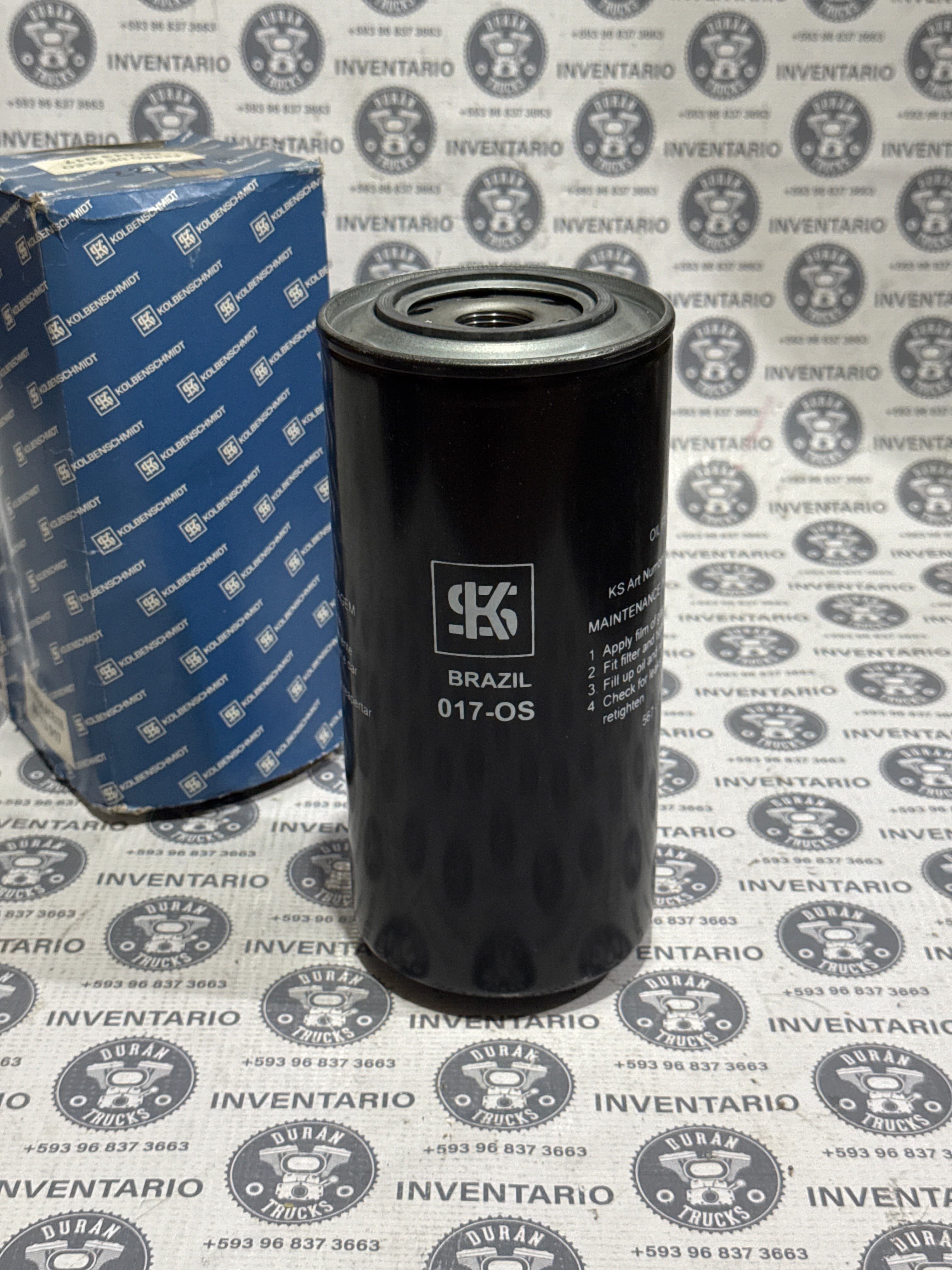 FILTRO DE ACEITE MVVM 6.10TC A"VW 17 21 0" /OM 366 LARGO O"