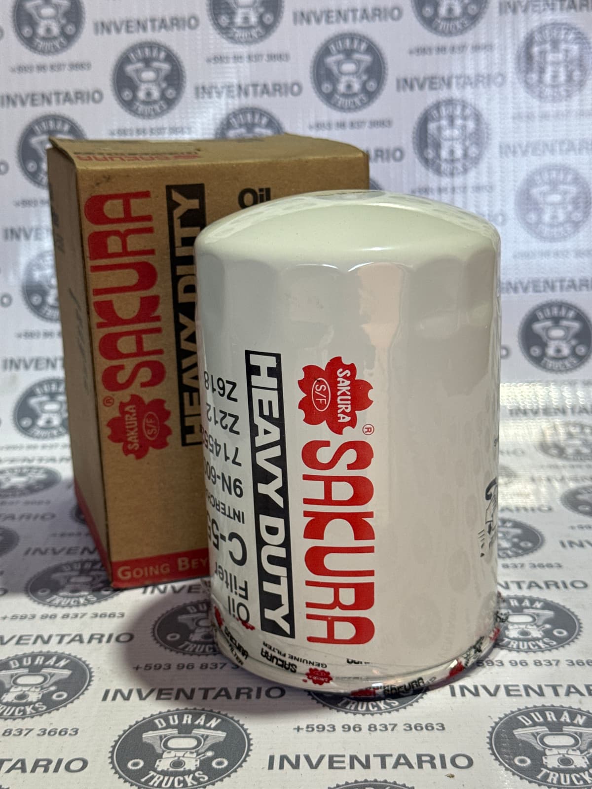 FILTRO DE ACEITE ISUZU FVR CATERPILLAR