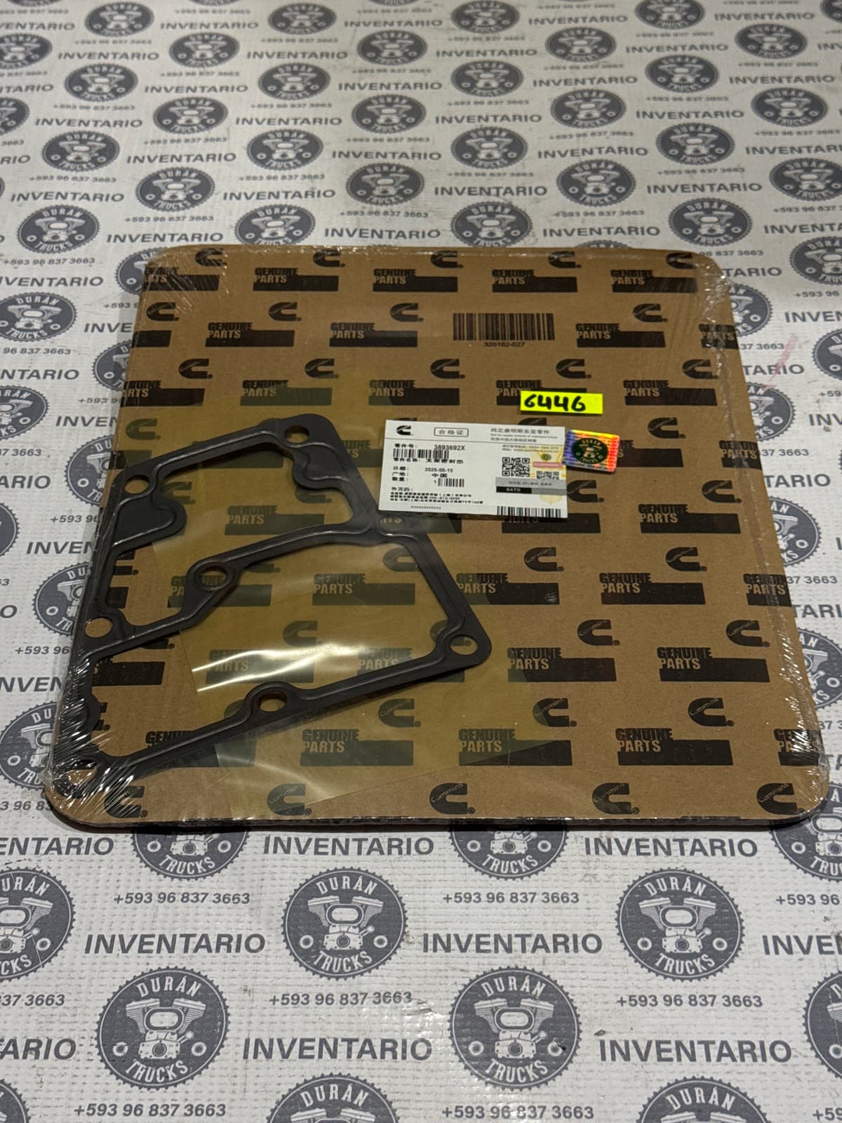 EMPAQUE DE CARCASA DE TERMOSTATO CUMMINS ISM