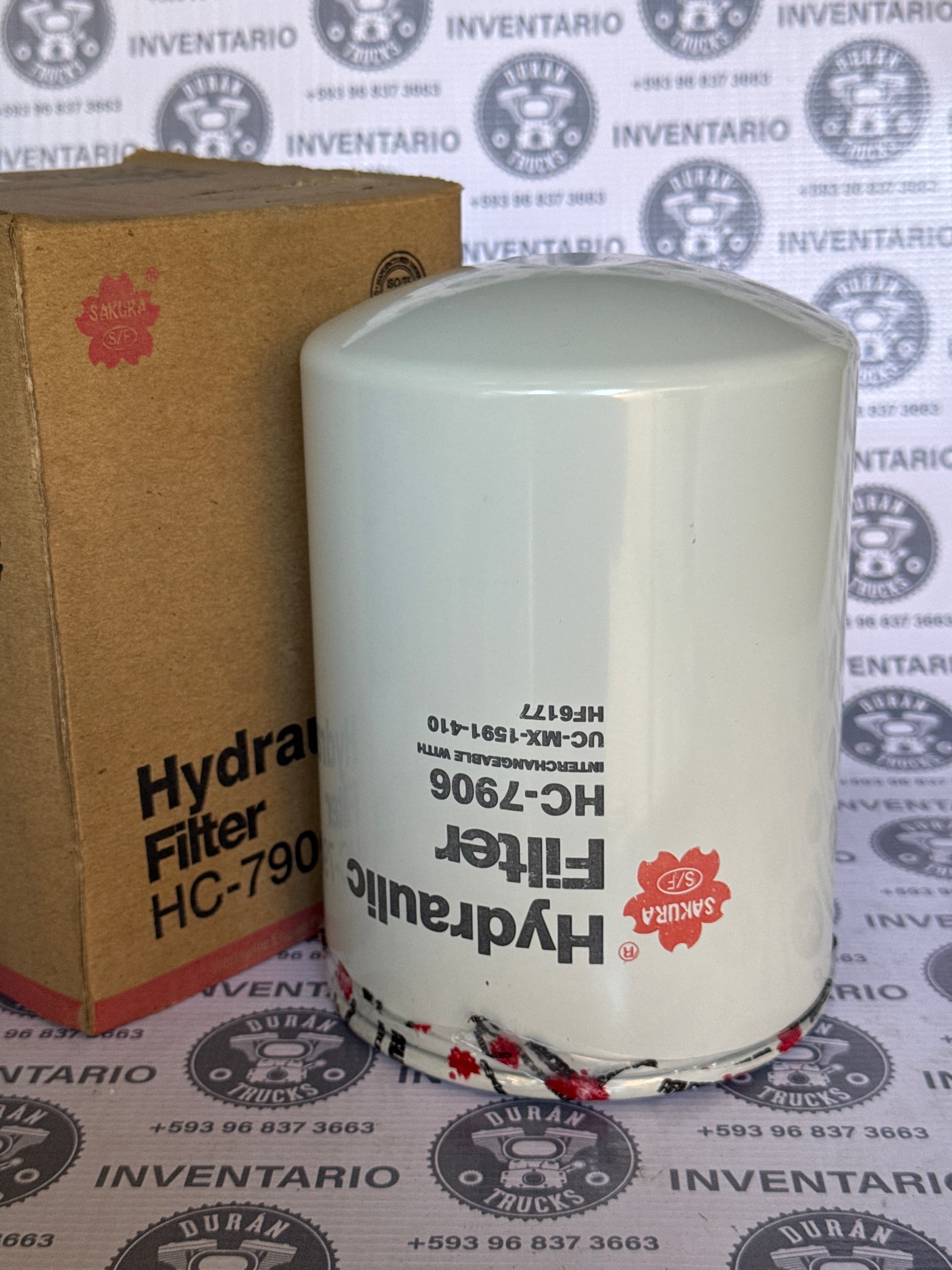 FILTRO DE ACEITE HIDRAULICO CAJA DE COMPACTACION