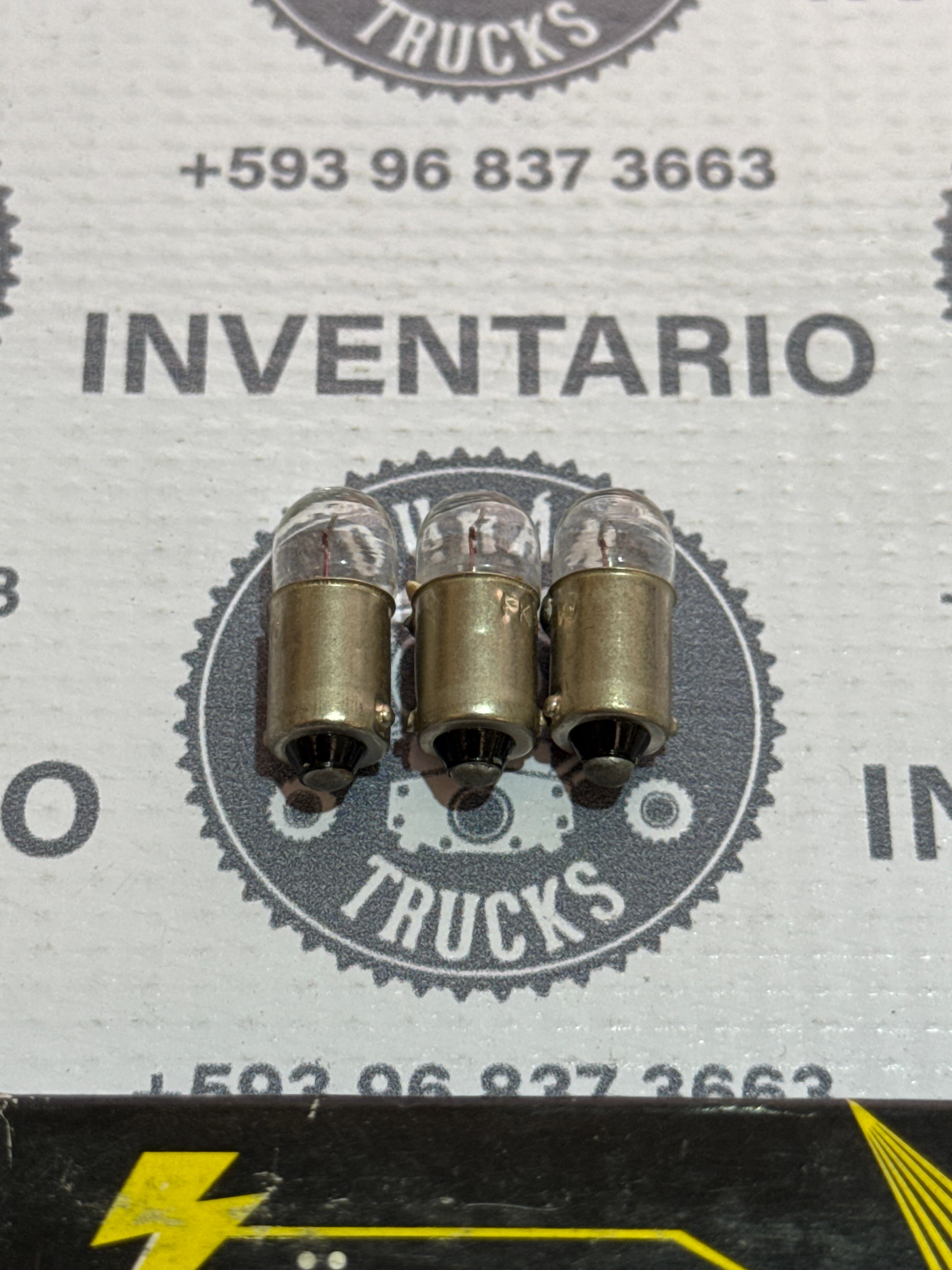 FOCOS DE TABLERO TIPO BALA 12V