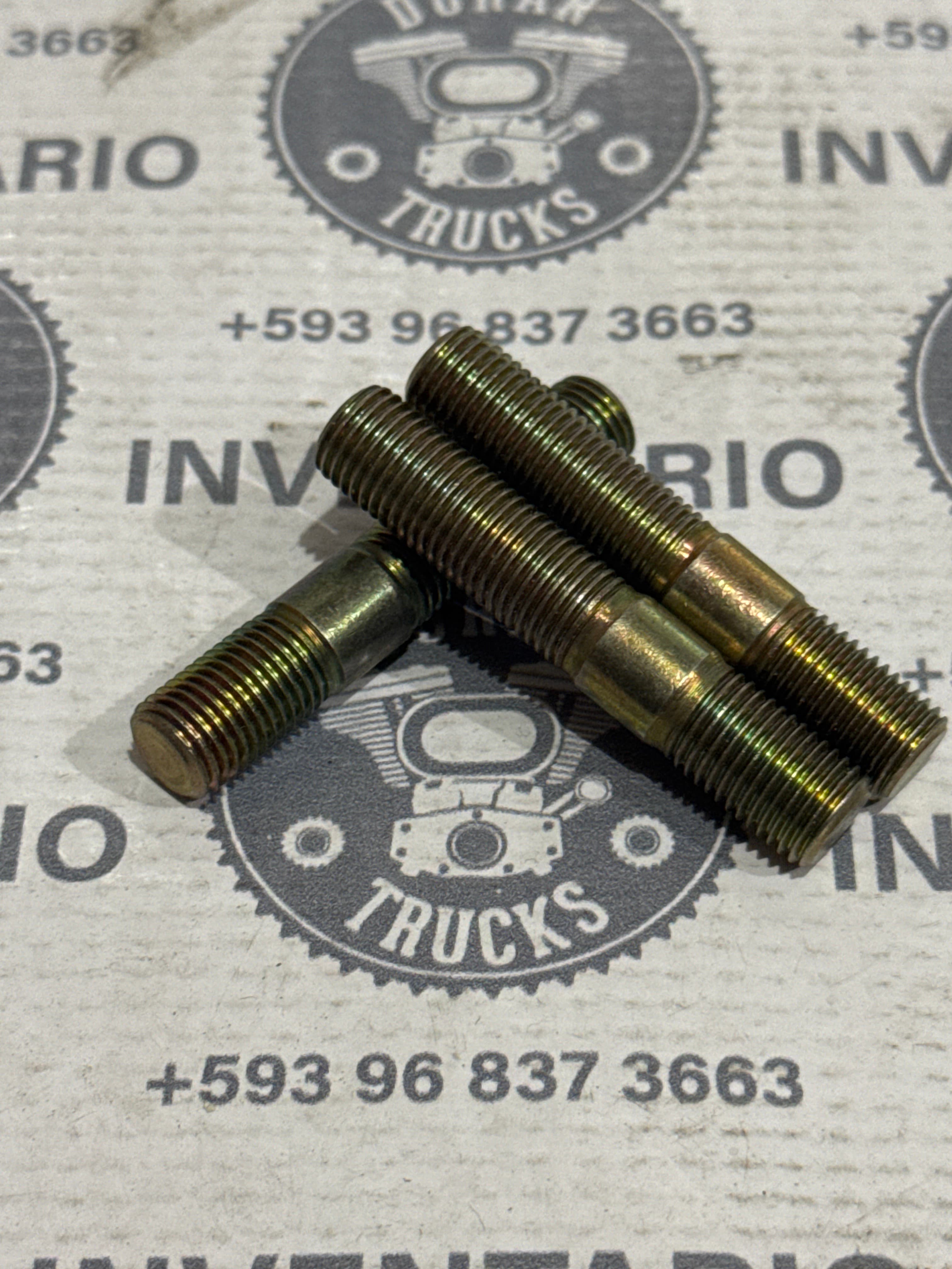 ESPARRAGOS DE TURBO CUMMINS NTC N14 N14E 3/8 ROSCA FINA