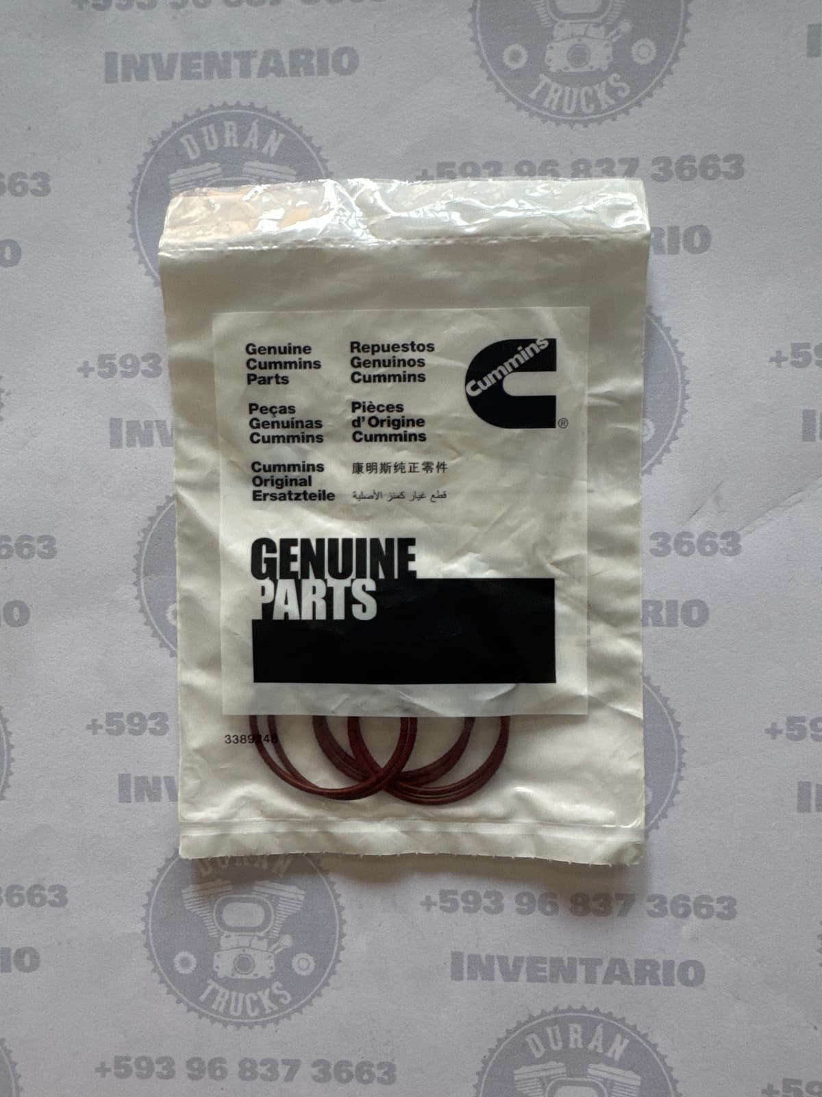 CAUCHOS INYECTOR CUMMINS N14E ISM CAFE