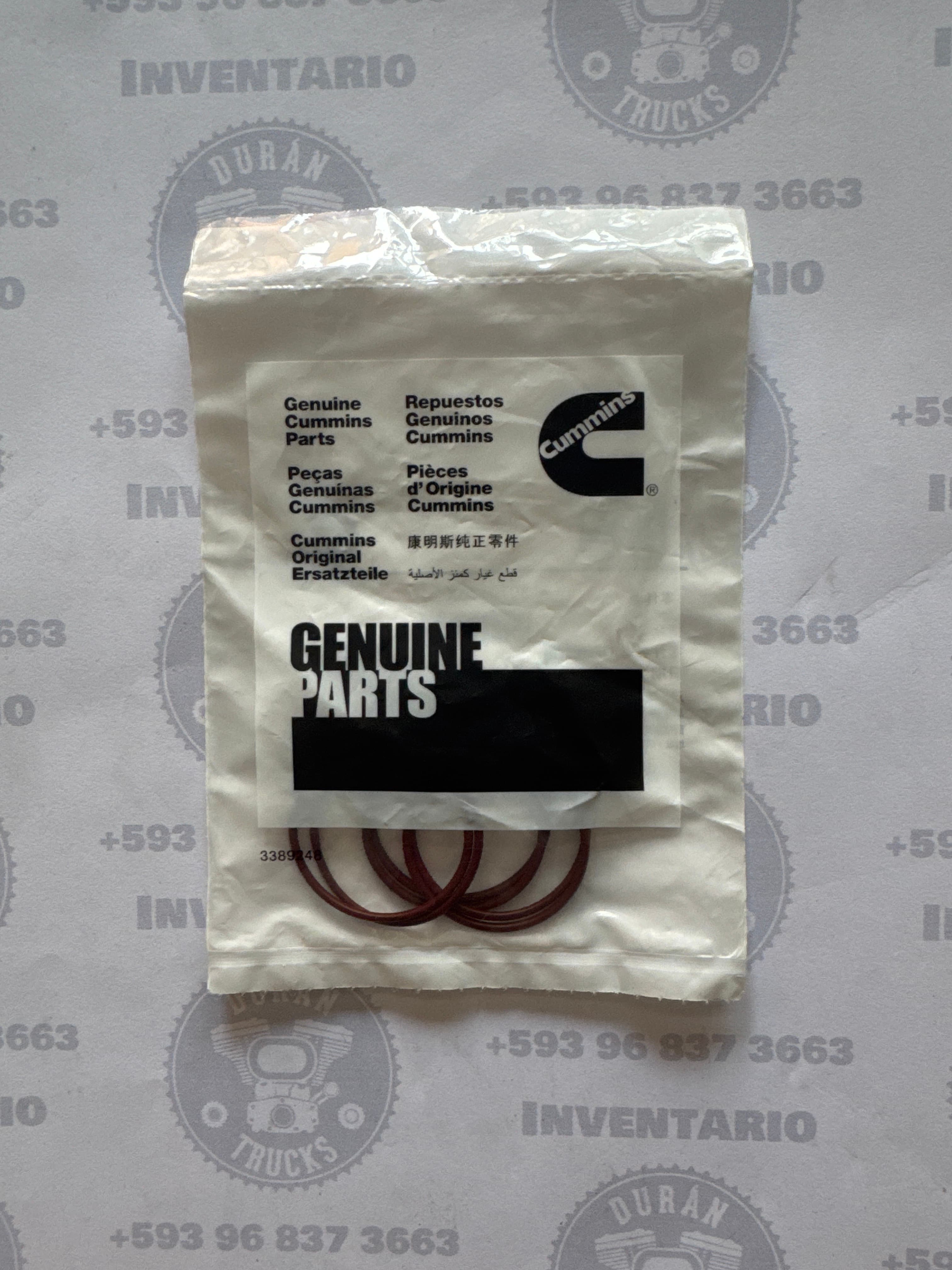 CAUCHOS INYECTOR CUMMINS N14E ISM CAFE
