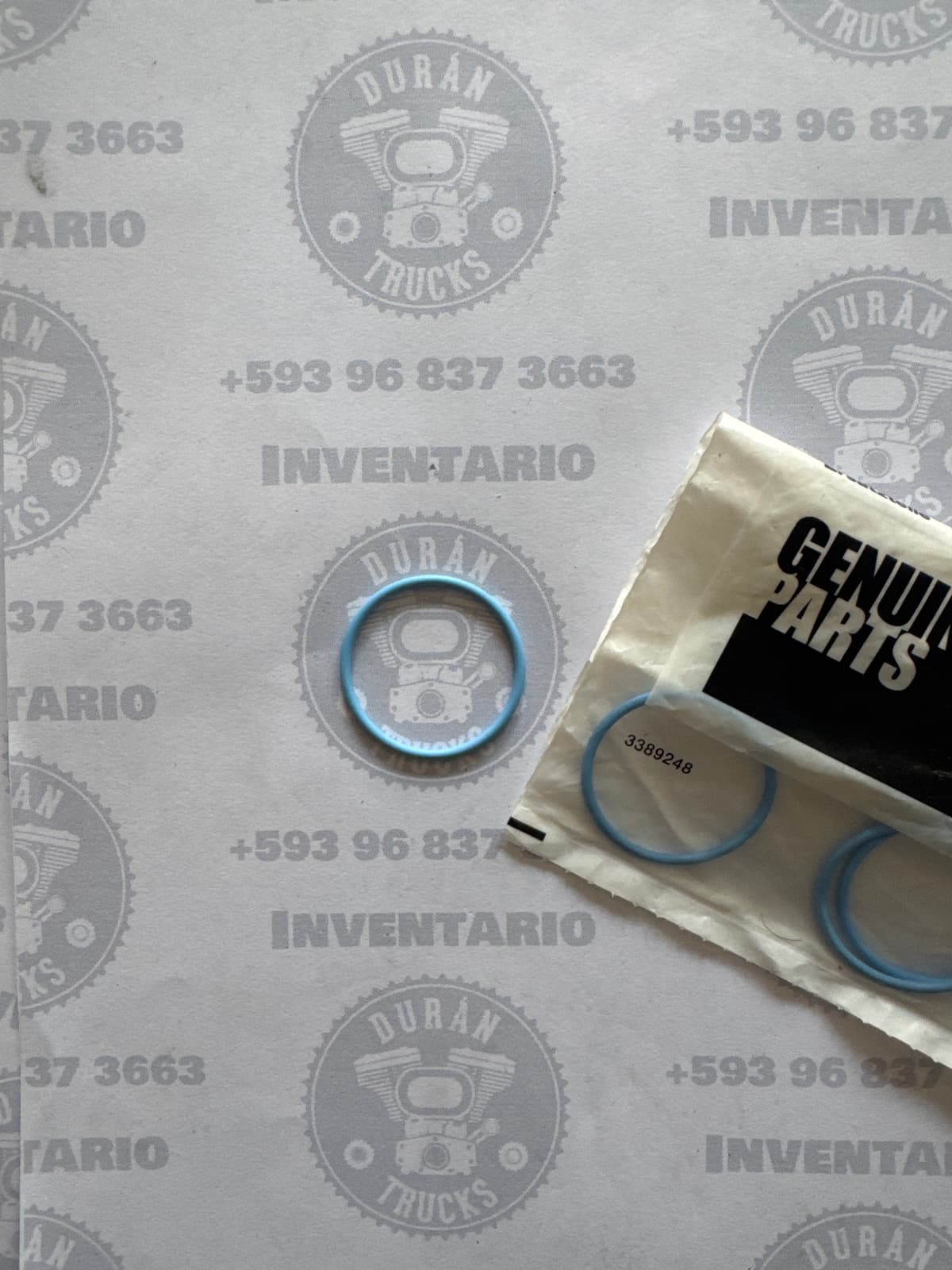 CAUCHOS INYECTOR CUMMINS N14E ISM AZUL
