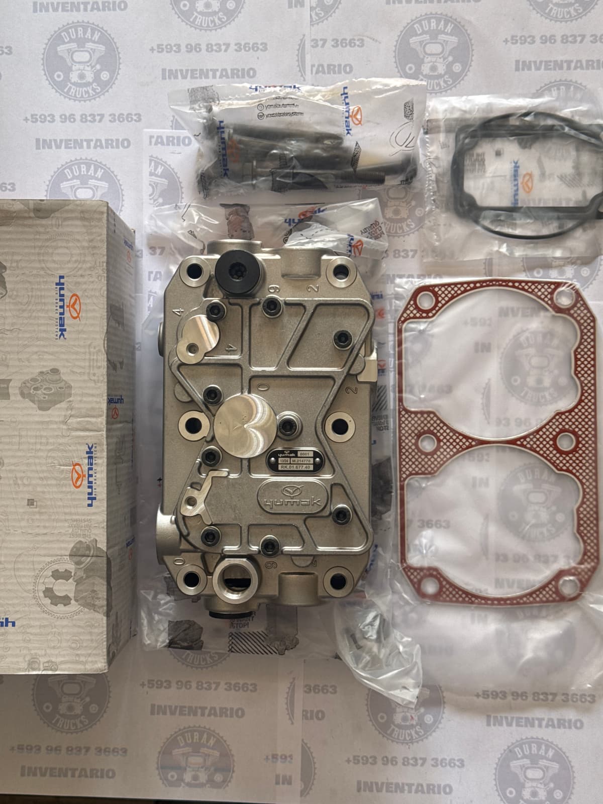 CABEZOTE DE COMPRESOR CUMMINS ISM DOBLE PISTON