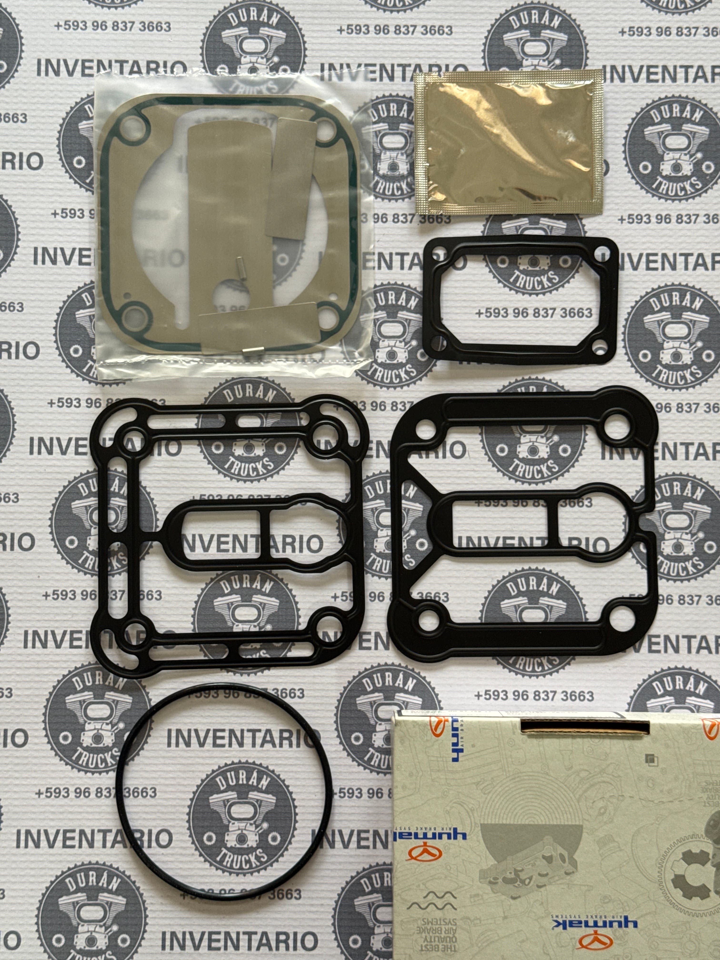 EMPAQUES Y VALVULAS COMPRESOR 80mm VW 17-250 / 24-250E / CUMMINS ISB