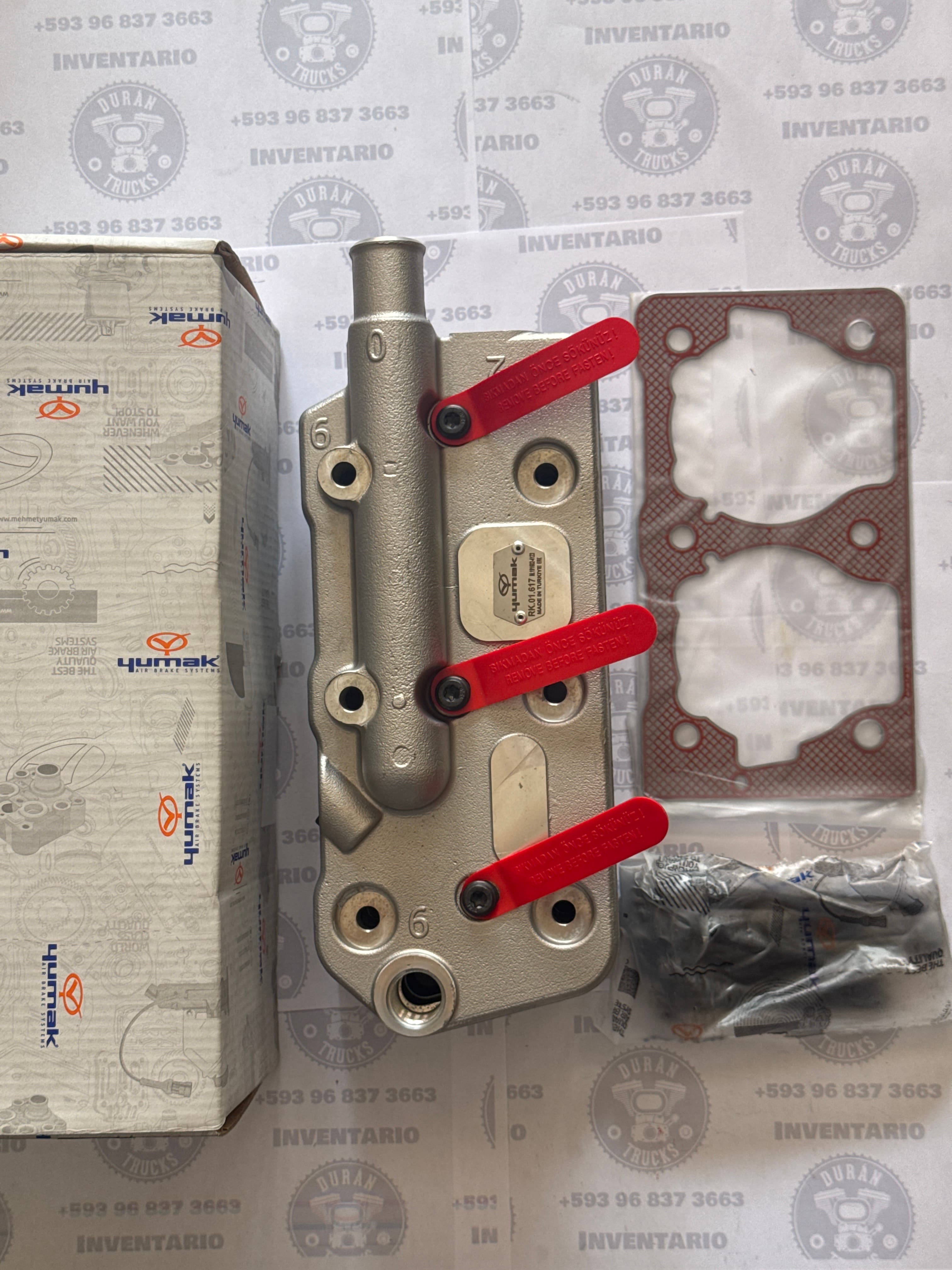 CABEZOTE DE COMPRESOR 75mm CUMMINS ISB DE DOS PISTONES