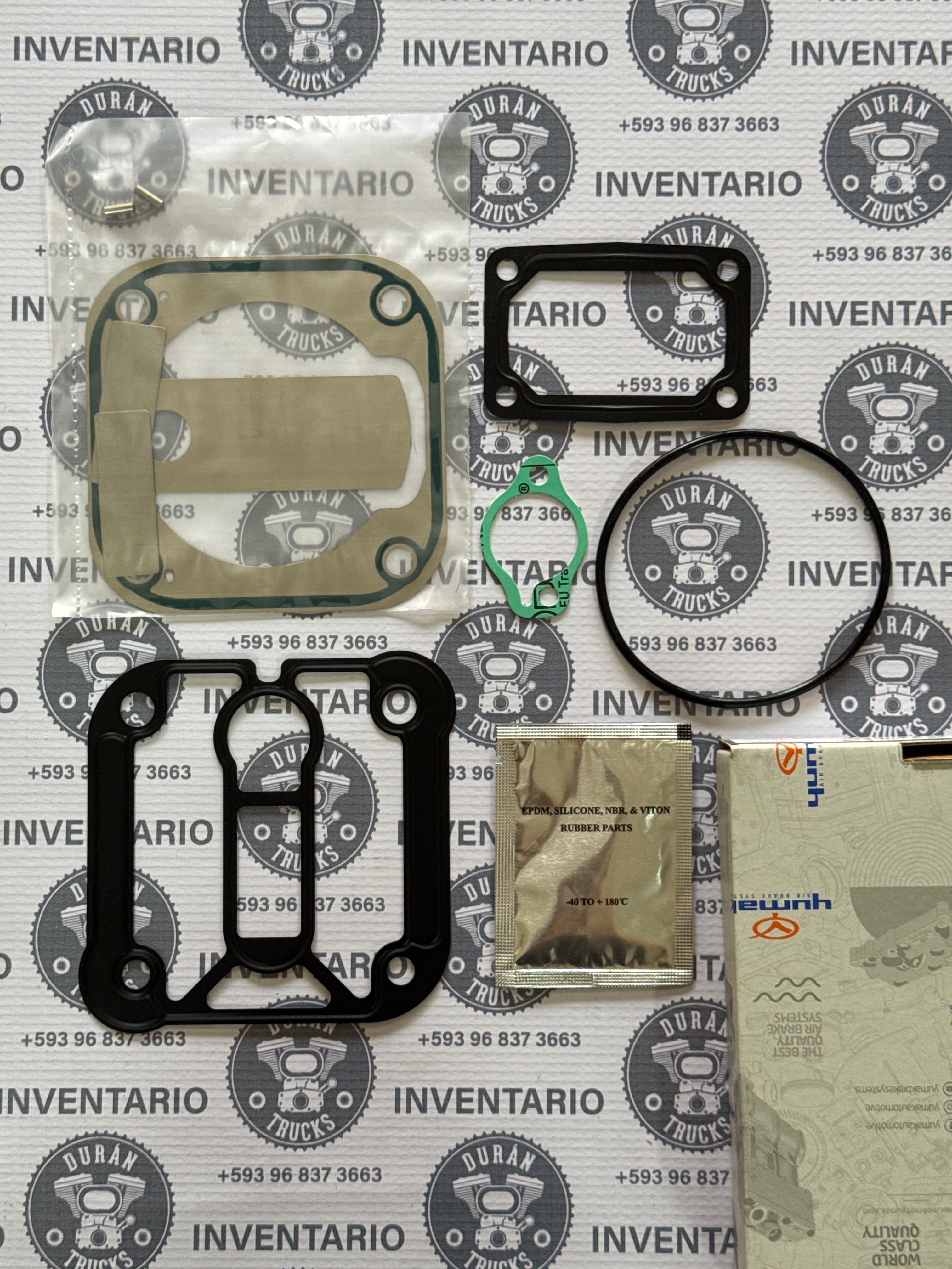 EMPAQUES Y VALVULAS COMPRESOR 80mm FORD CARGO 8-15