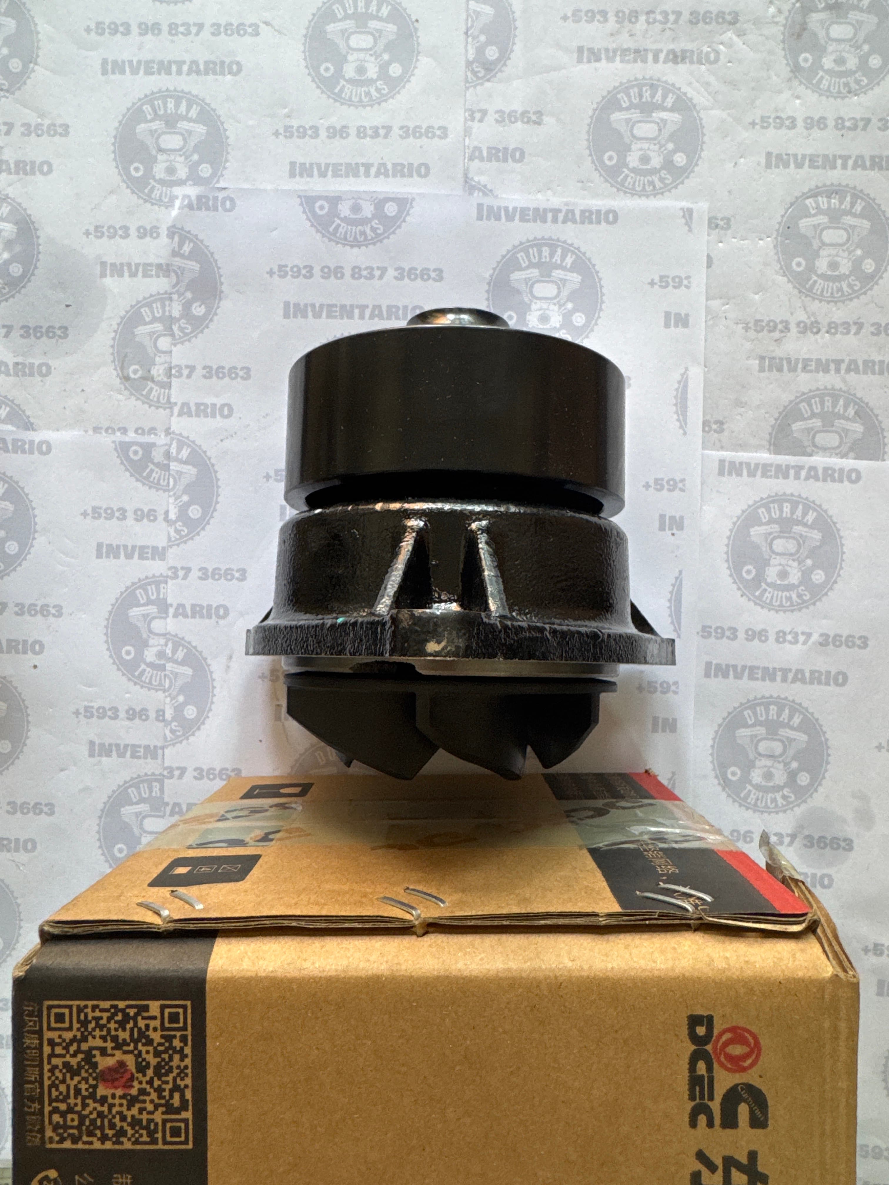 BOMBA DE AGUA MOTOR CUMMINS 6CT ISL PARTE LARGA 16 cm