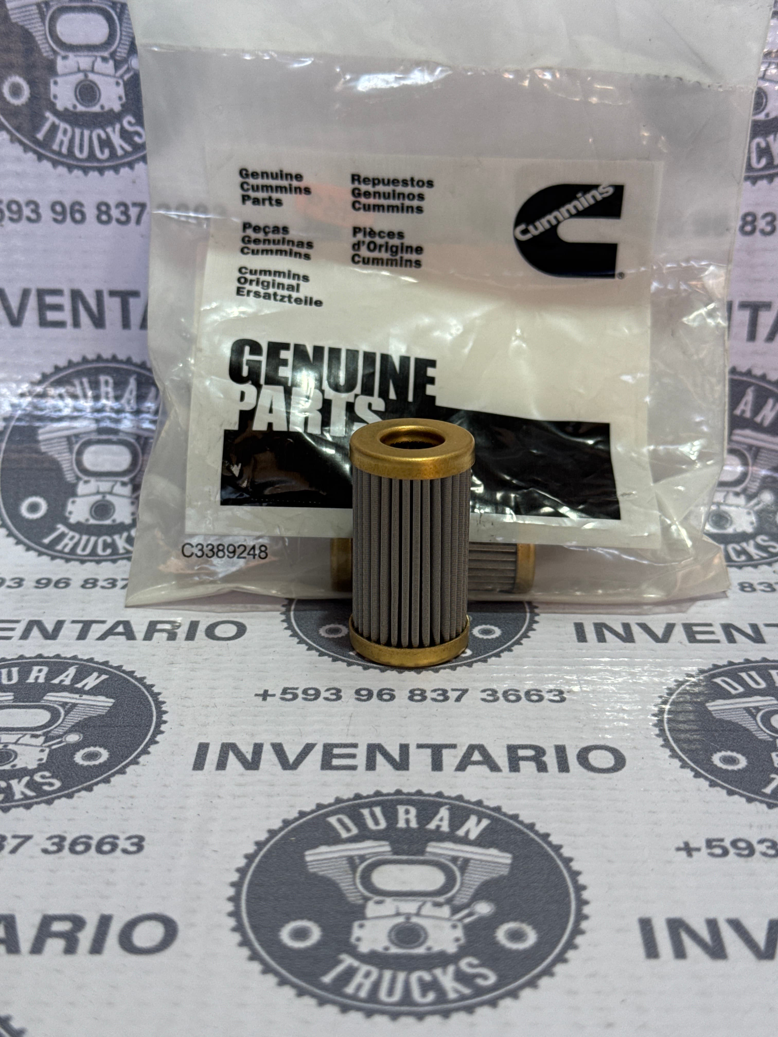 FILTRO TABACO LARGO CUMMINS ISM