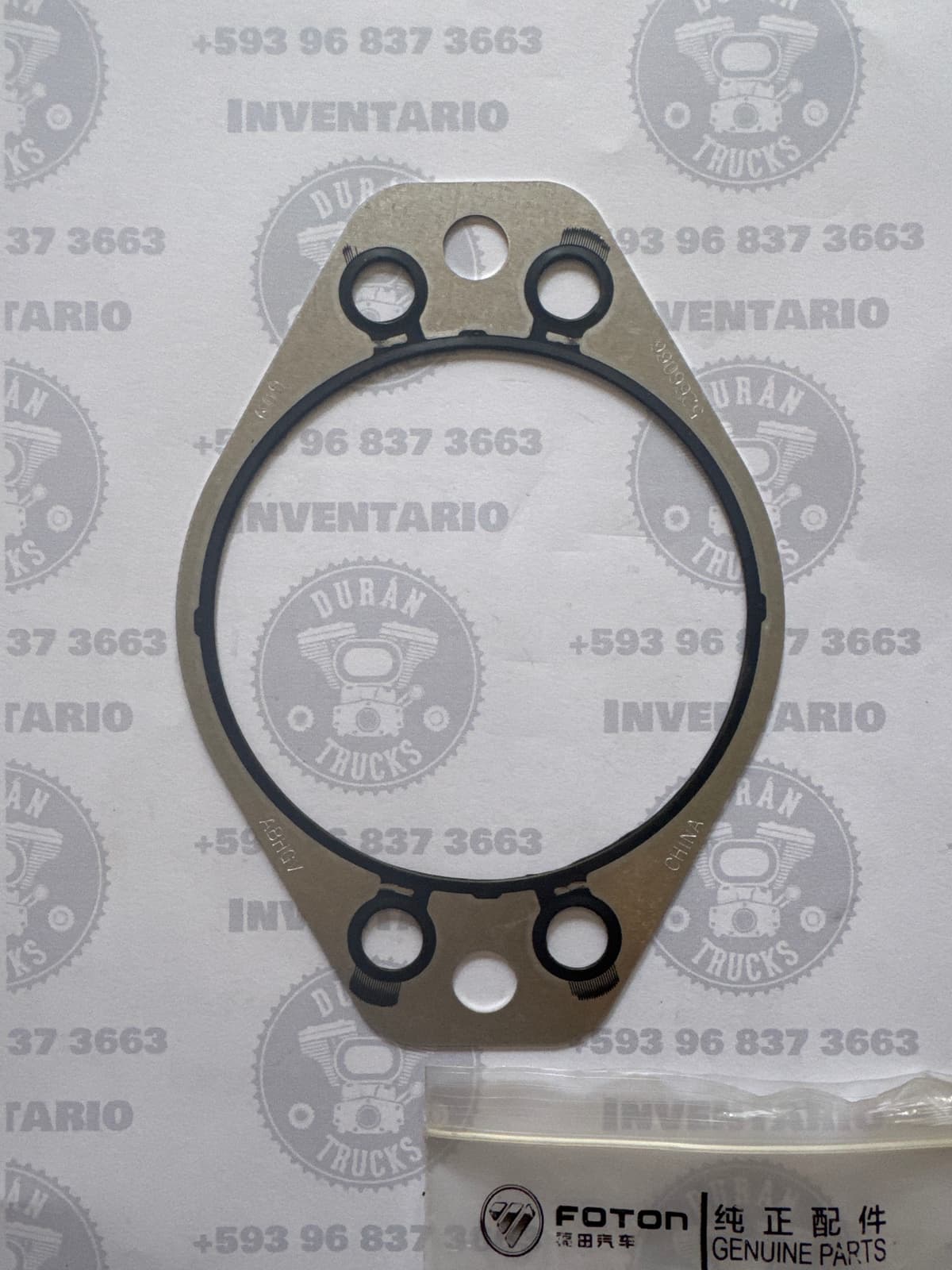 EMPAQUE DE RETORNO DEL TURBO MOTOR CUMMINS ISF